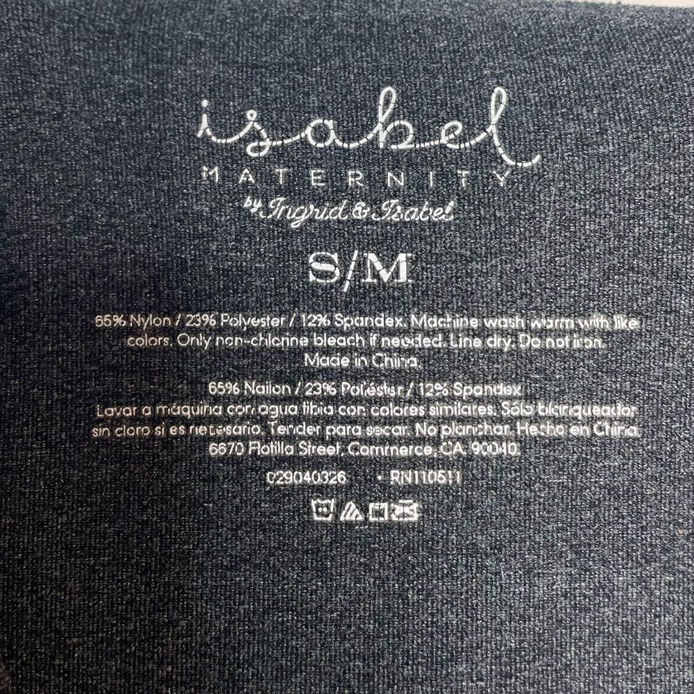 Other Isabel Maternity Grey Maternity Leggings Small/ Medium Size 27" / US 4 / IT 40 - 3 Thumbnail