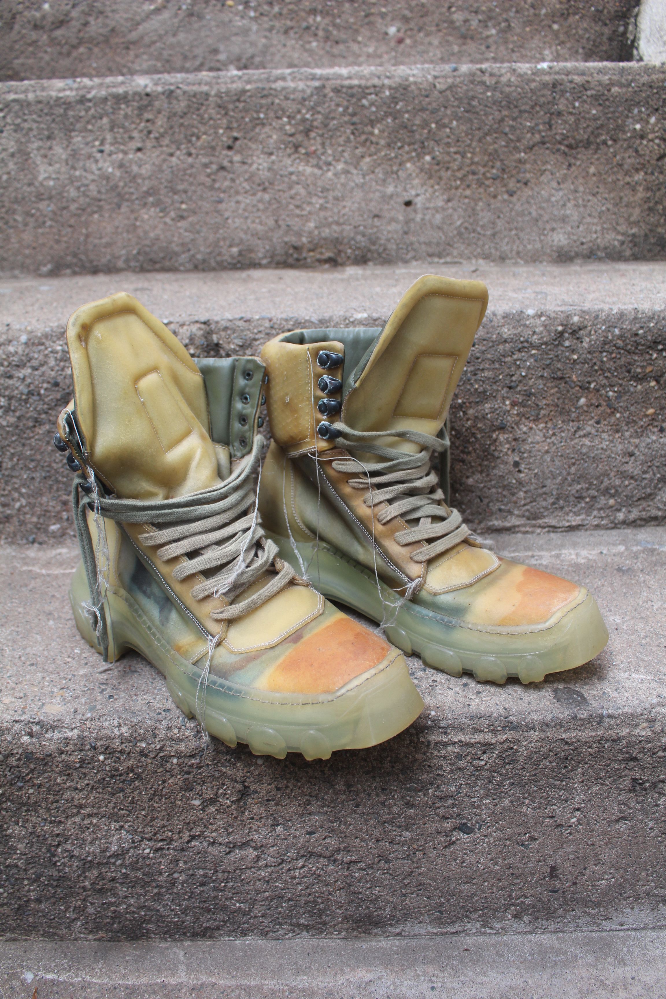 Rick Owens Rick Owens Tractor Dunk Boots | Grailed