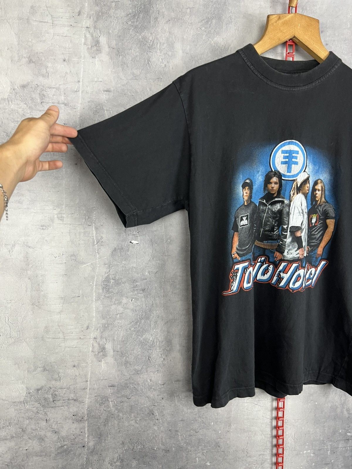 Vintage Tokio Hotel 00s Y2K Tour Band Tee Rare Pop Rock Emo Size M Size US M / EU 48-50 / 2 - 4 Thumbnail