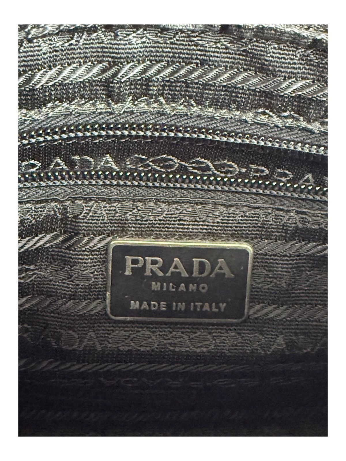 Prada Vintage Prada Logo Leather Box Baguette Bag Size ONE SIZE - 13 Thumbnail