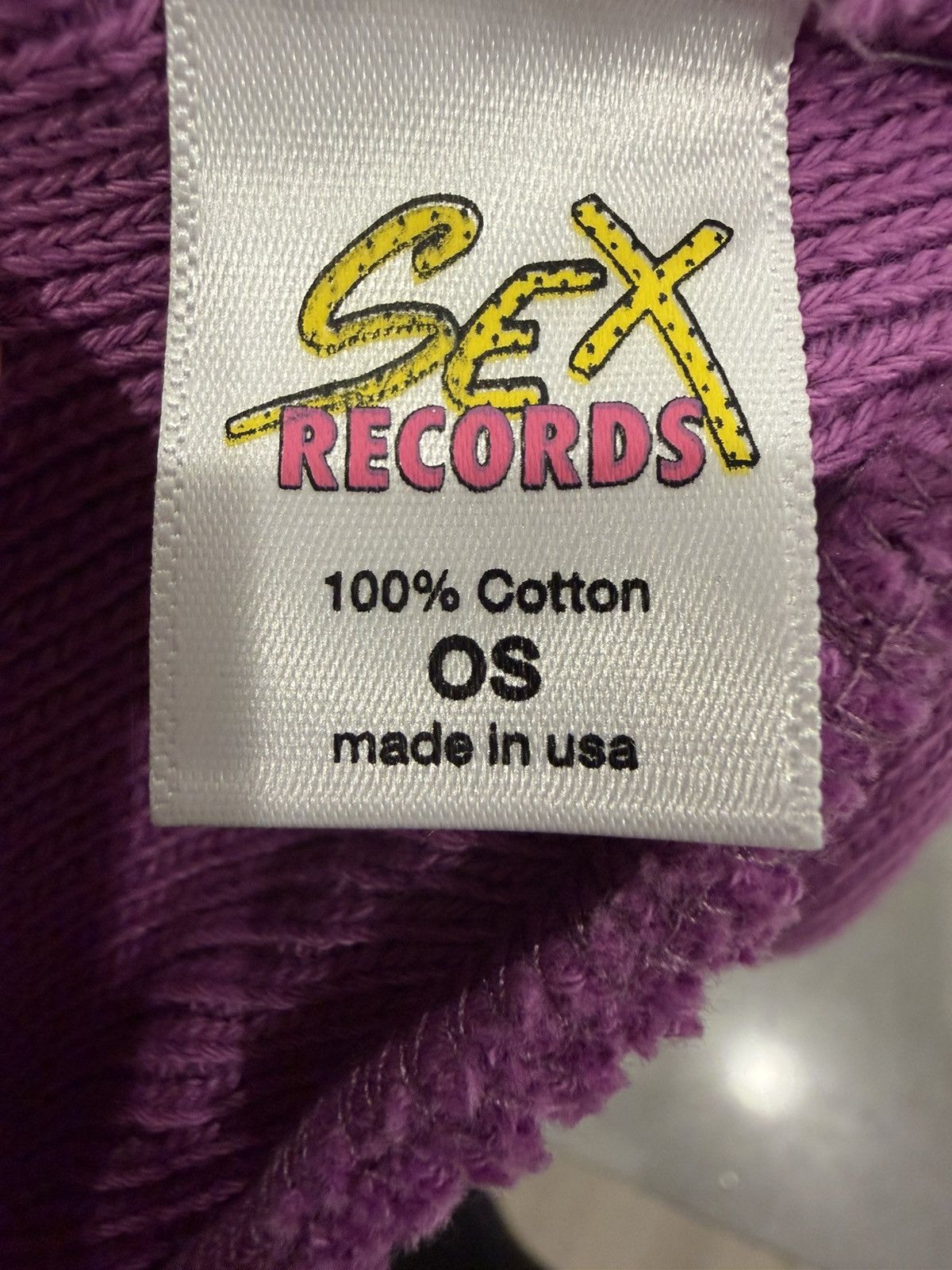 Matty Boy Sex Records Purple Beanie – Rare Colorway – One Size Size ONE SIZE - 3 Thumbnail