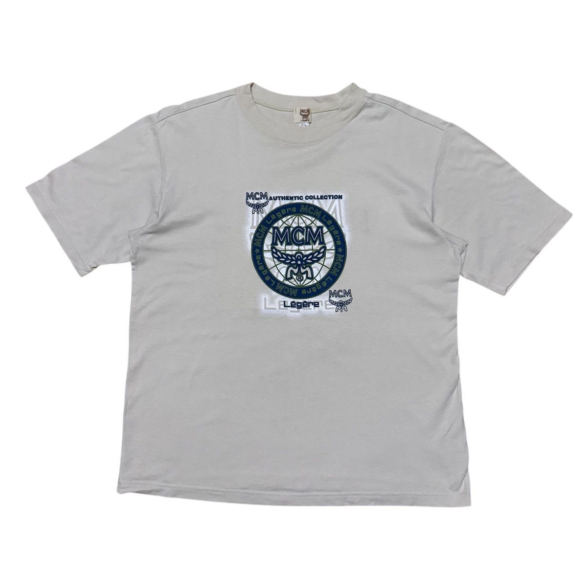MCM MCM Big Logo T Shirt Size US L / EU 52-54 / 3 - 1 Thumbnail