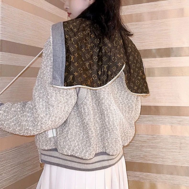Louis Vuitton Louis Vuitton Old-flower lined tweed hooded jacket 2502-Nex Size M / US 6-8 / IT 42-44 - 1 Thumbnail