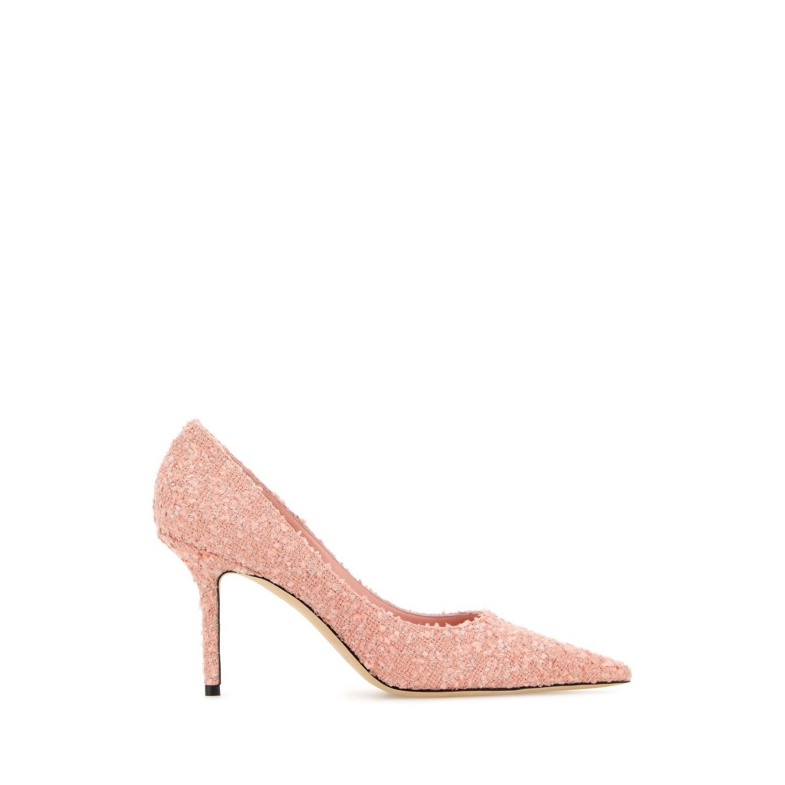 JIMMY CHOO Love 85mm Pink Tweed Pumps New & Authentic (Women