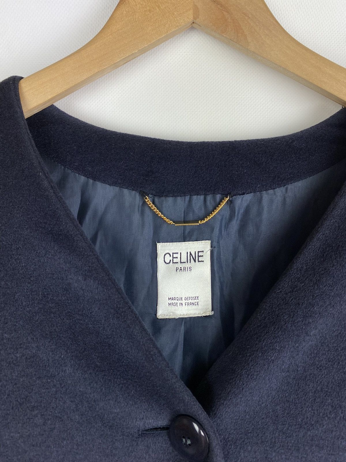 Celine Celine vintage ladies wool coat jacket size ~ 44 Size M / US 6-8 / IT 42-44 - 7 Thumbnail