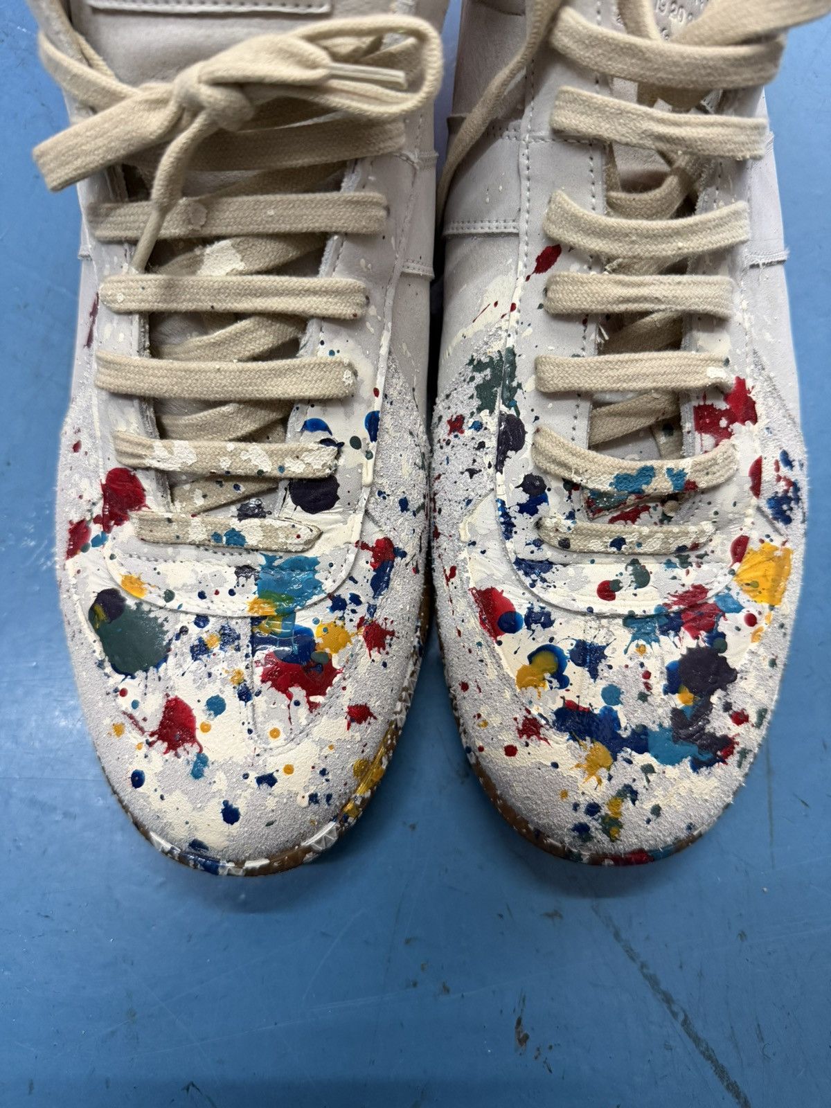 Maison Margiela MARGIELA GATS HIGH PAINT SPLATTER Size US 12 / EU 45 - 4 Thumbnail