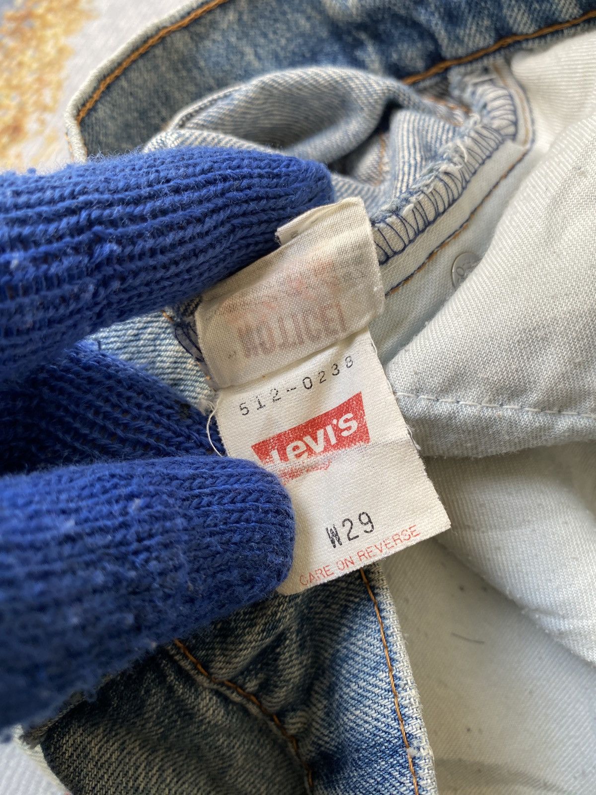 Levi's Vintage 90’s Levi’s 512 Distressed Denim Size US 28 / EU 44 - 24 Thumbnail
