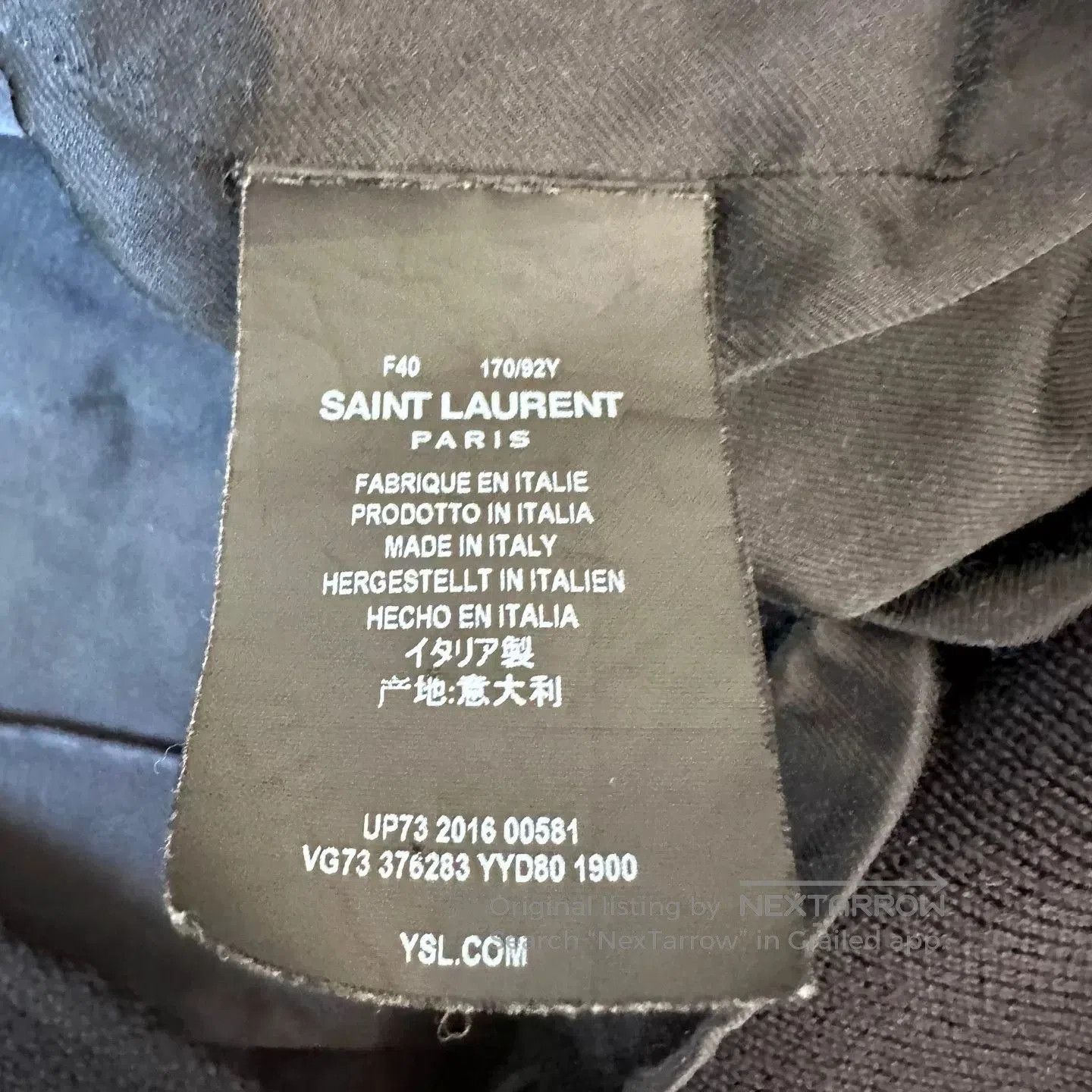 Saint Laurent Paris Saint Laurent Colorblock Baseball Jacket. Size S / US 4 / IT 40 - 5 Thumbnail