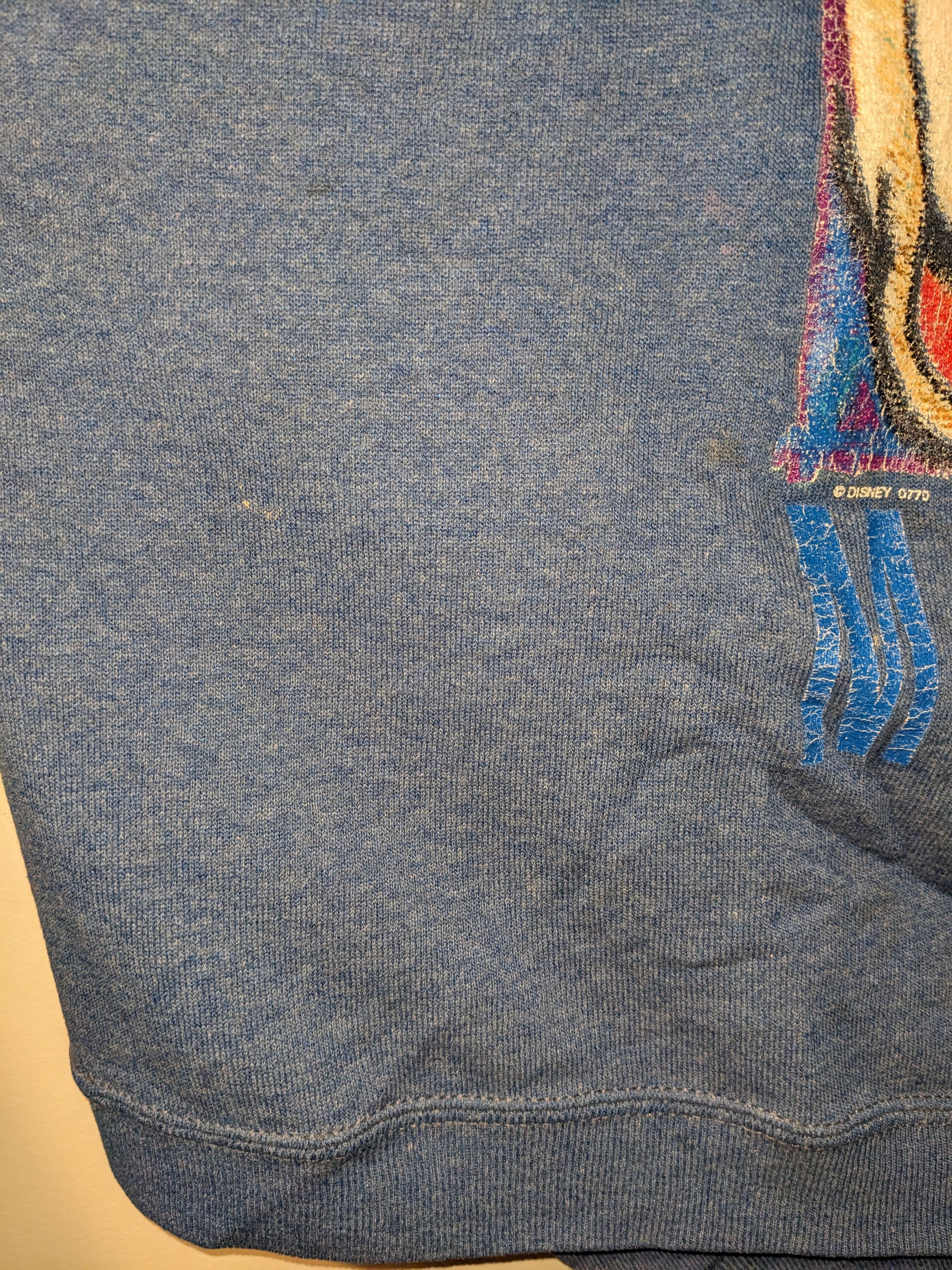 Disney × Vintage Vintage 90s Disney Mickey Inc Photo Light Weight Sweatshirt Size US L / EU 52-54 / 3 - 10 Thumbnail