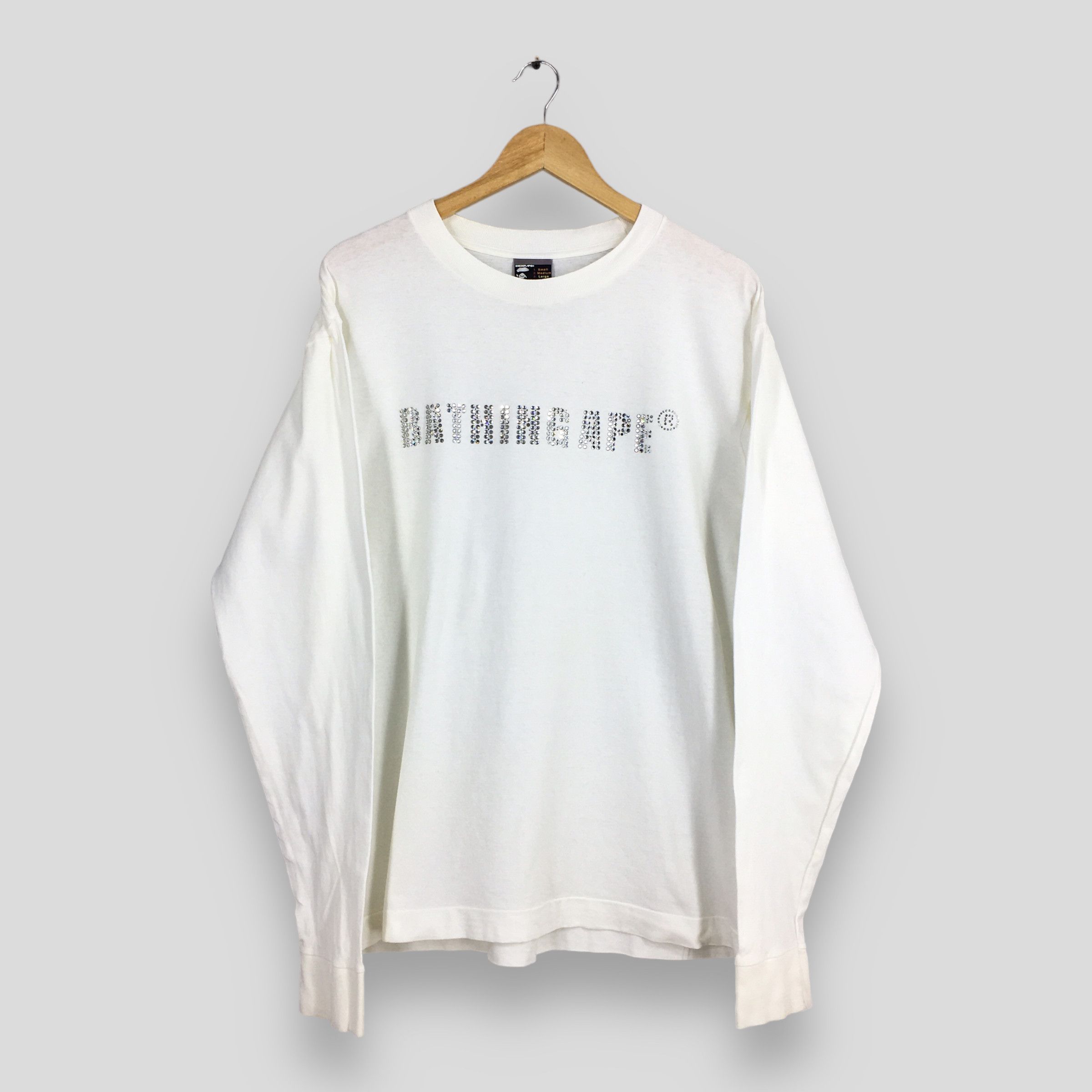 Bape × Nigo A Bathing Ape Bape White T shirt Large Size US L / EU 52-54 / 3 - 1 Thumbnail