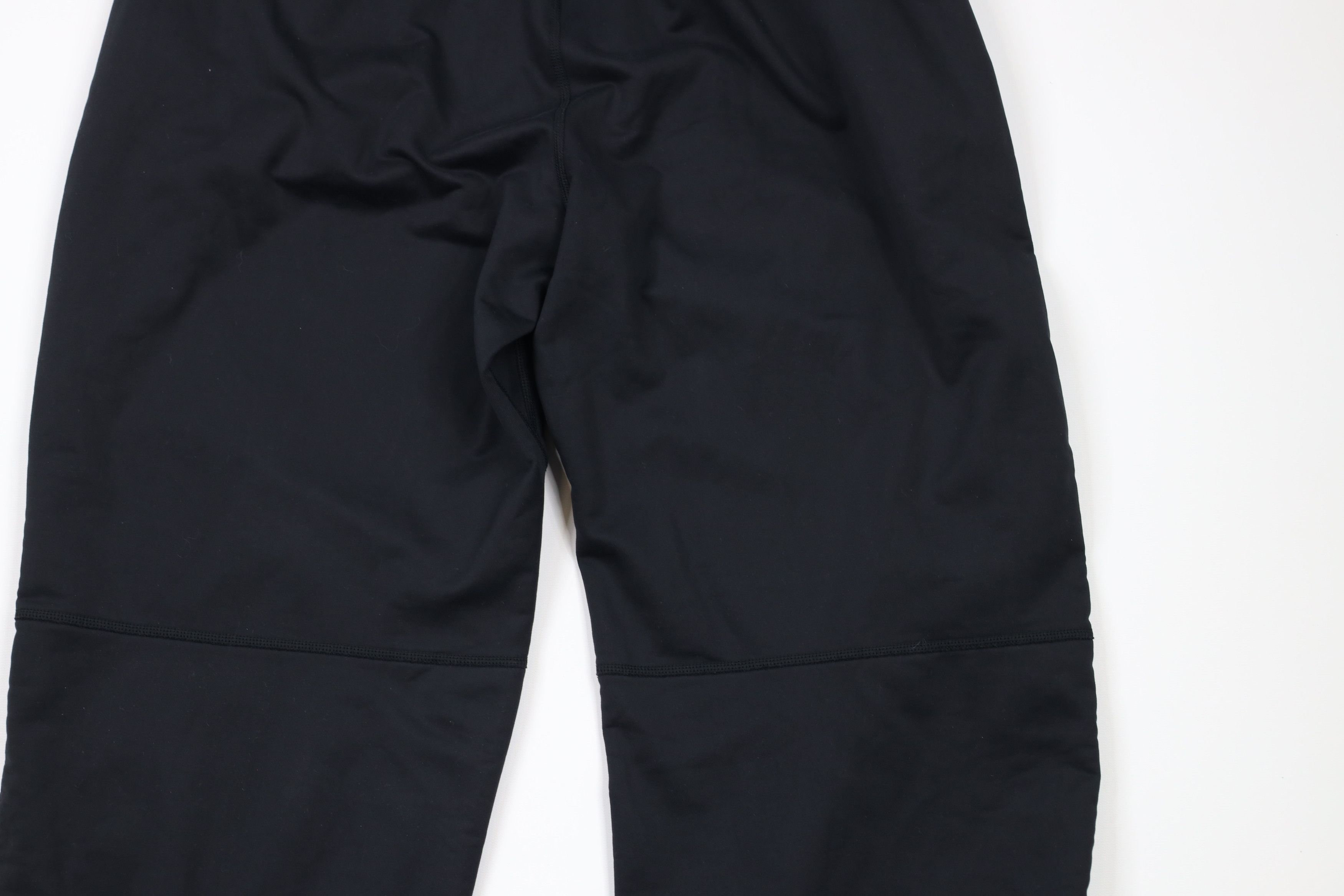 Nike × Vintage Vintage Nike Mini Swoosh Wide Leg Fleece Sweatpants Black Size US 36 / EU 52 - 11 Thumbnail