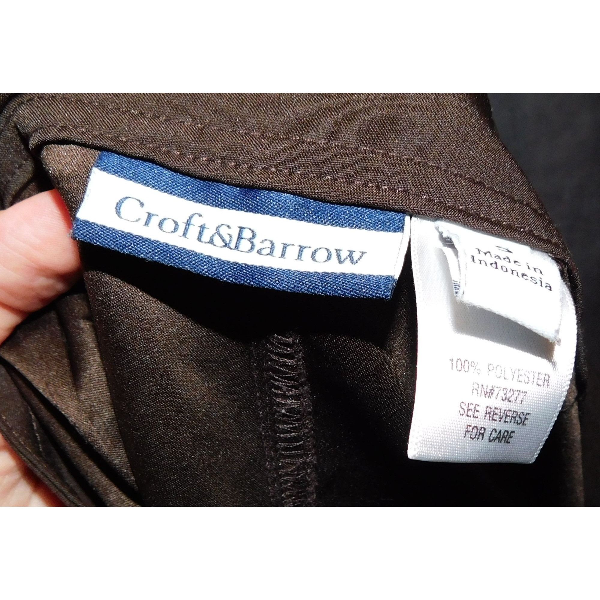Croft & Barrow Preppy Croft & Barrow Brown Shorts With Tie Waist Size 34" / US 12 / IT 48 - 5 Thumbnail