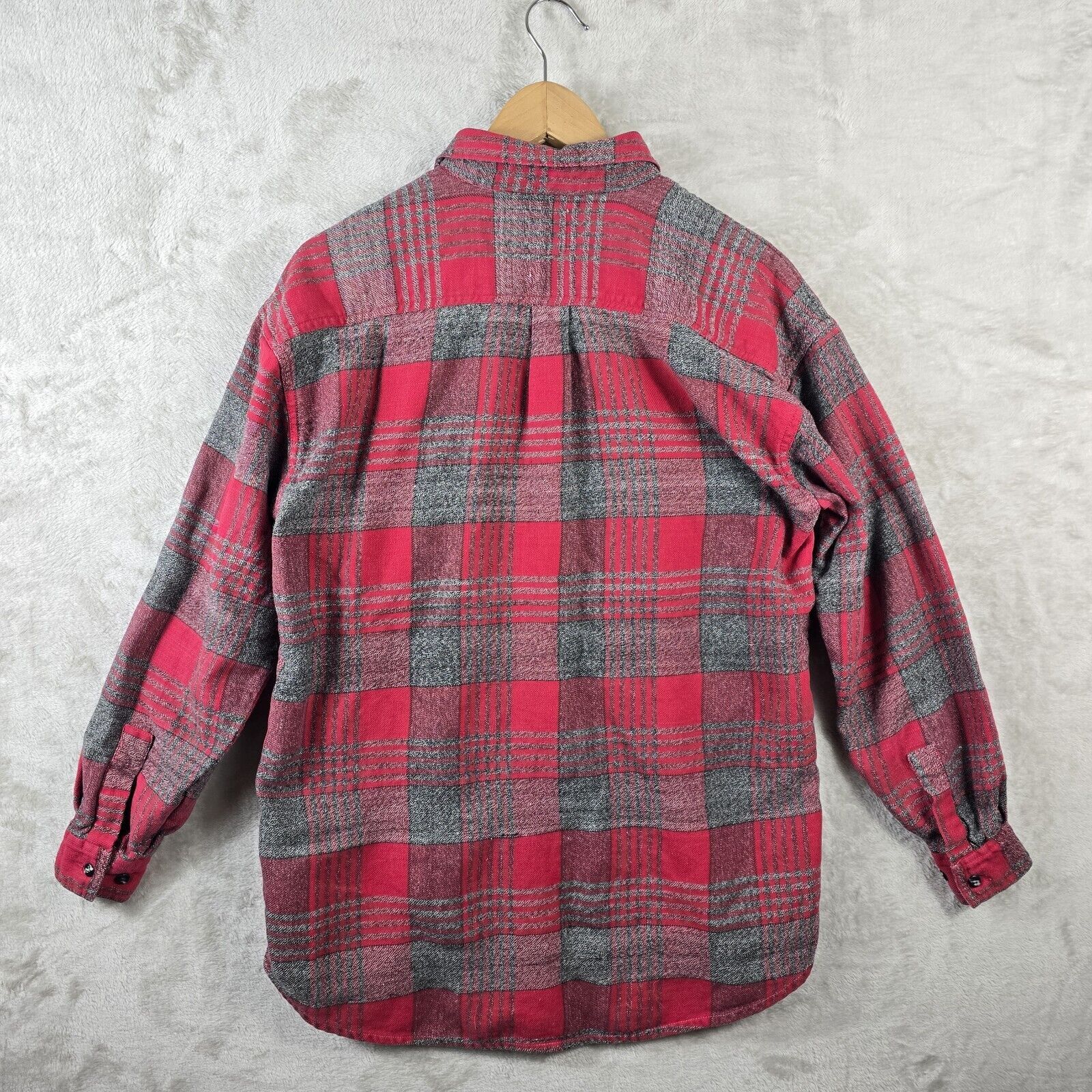 Other VINTAGE Goouch Shirt Men Medium Red Flannel Plaid Size US M / EU 48-50 / 2 - 6 Thumbnail