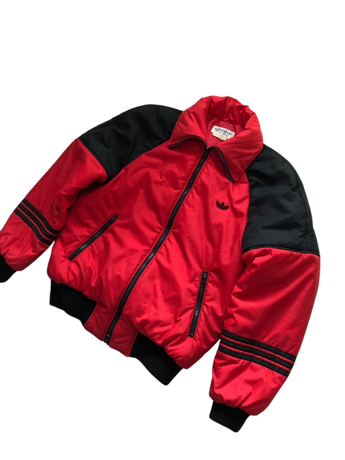 Adidas Rare❗️Vintage 90s Adidas Small Logo Puffer Bomber Jacket Size US M / EU 48-50 / 2 - 2 Thumbnail