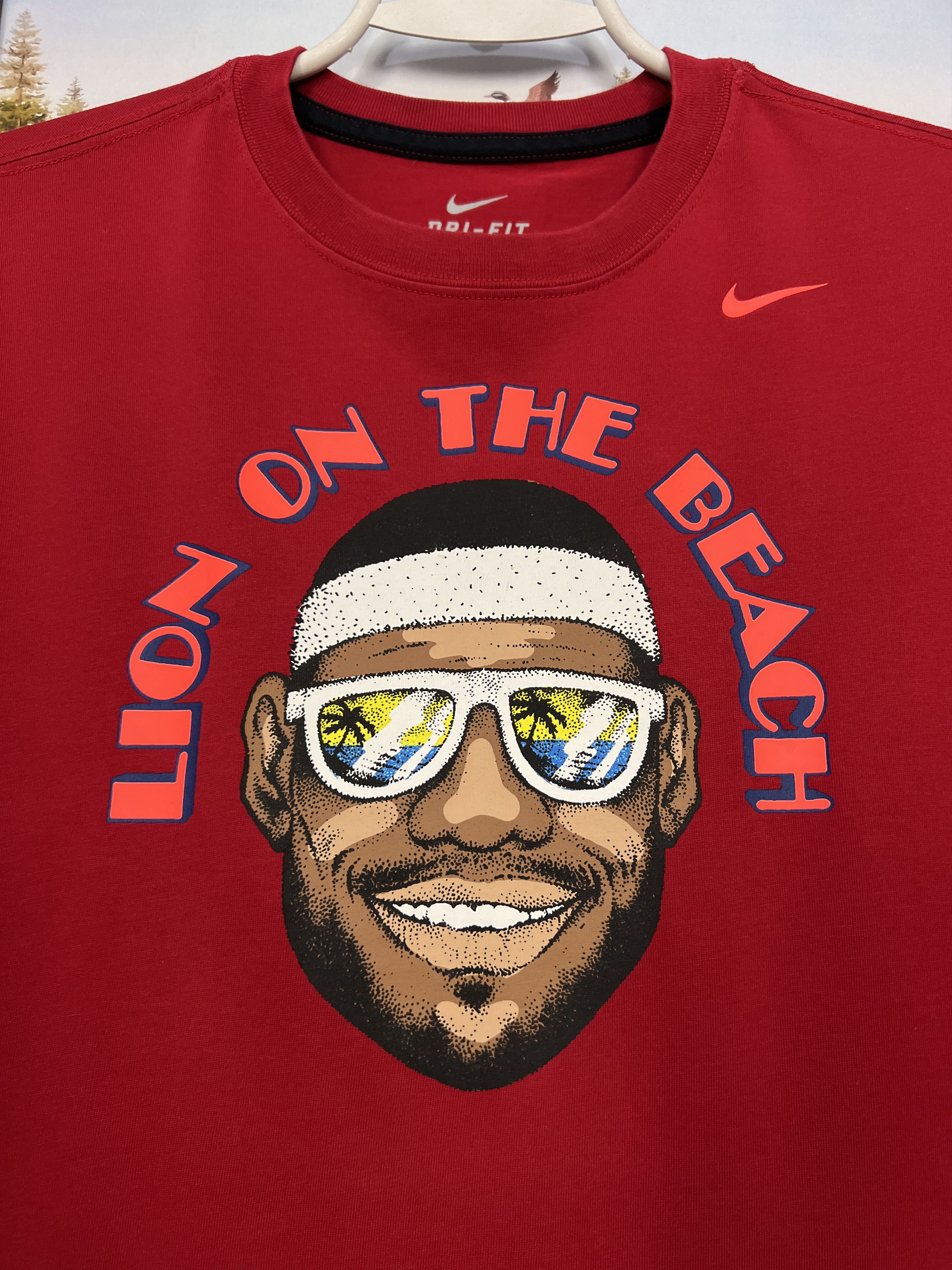 Nike Nike Lion On The Beach LBJ Tee Over Print Lebron James King Size US S / EU 44-46 / 1 - 3 Thumbnail