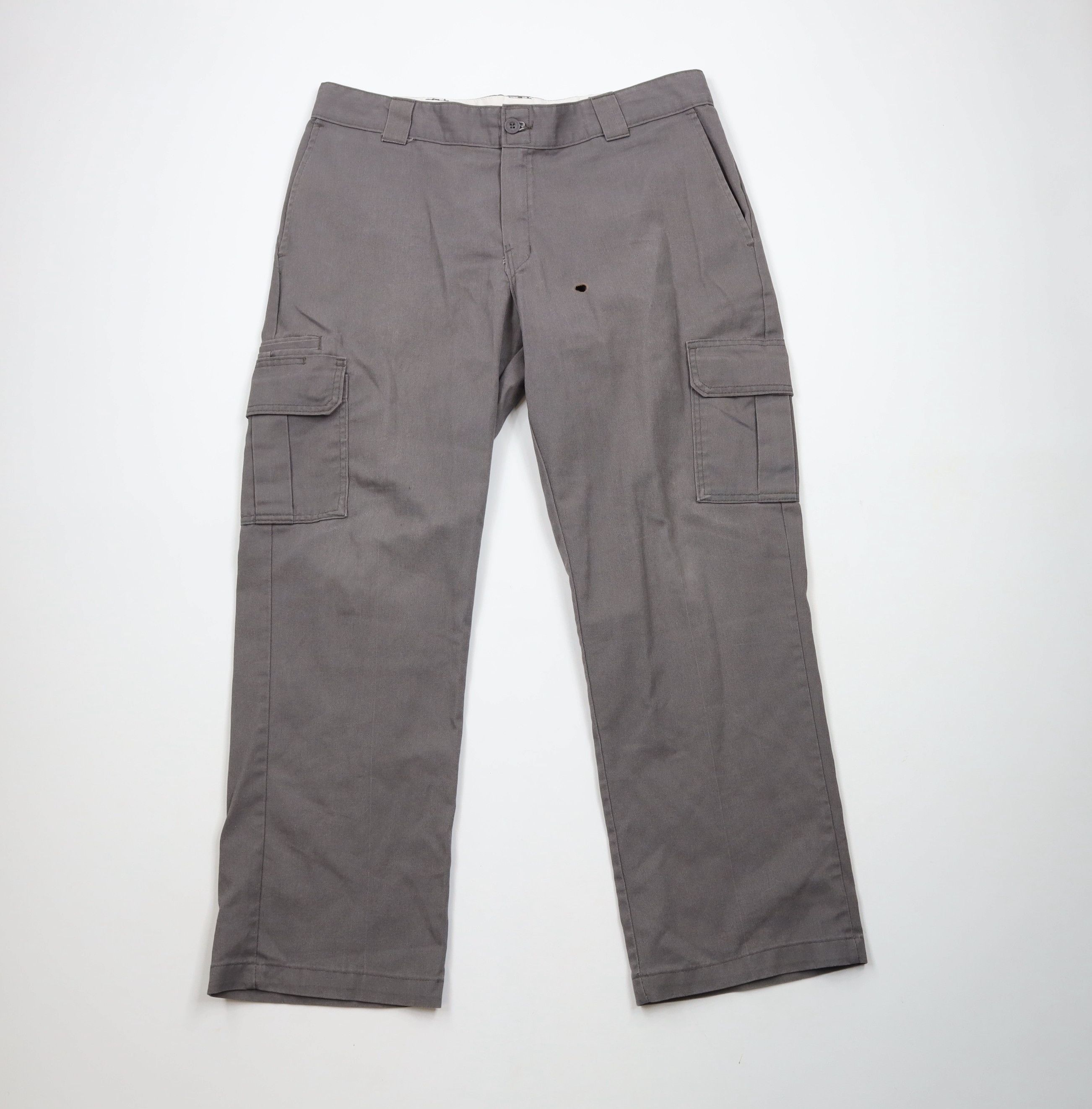 Dickies × Vintage Vintage Y2K Dickies Relaxed Straight Leg Cargo Pants Gray Size US 38 / EU 54 - 1 Thumbnail