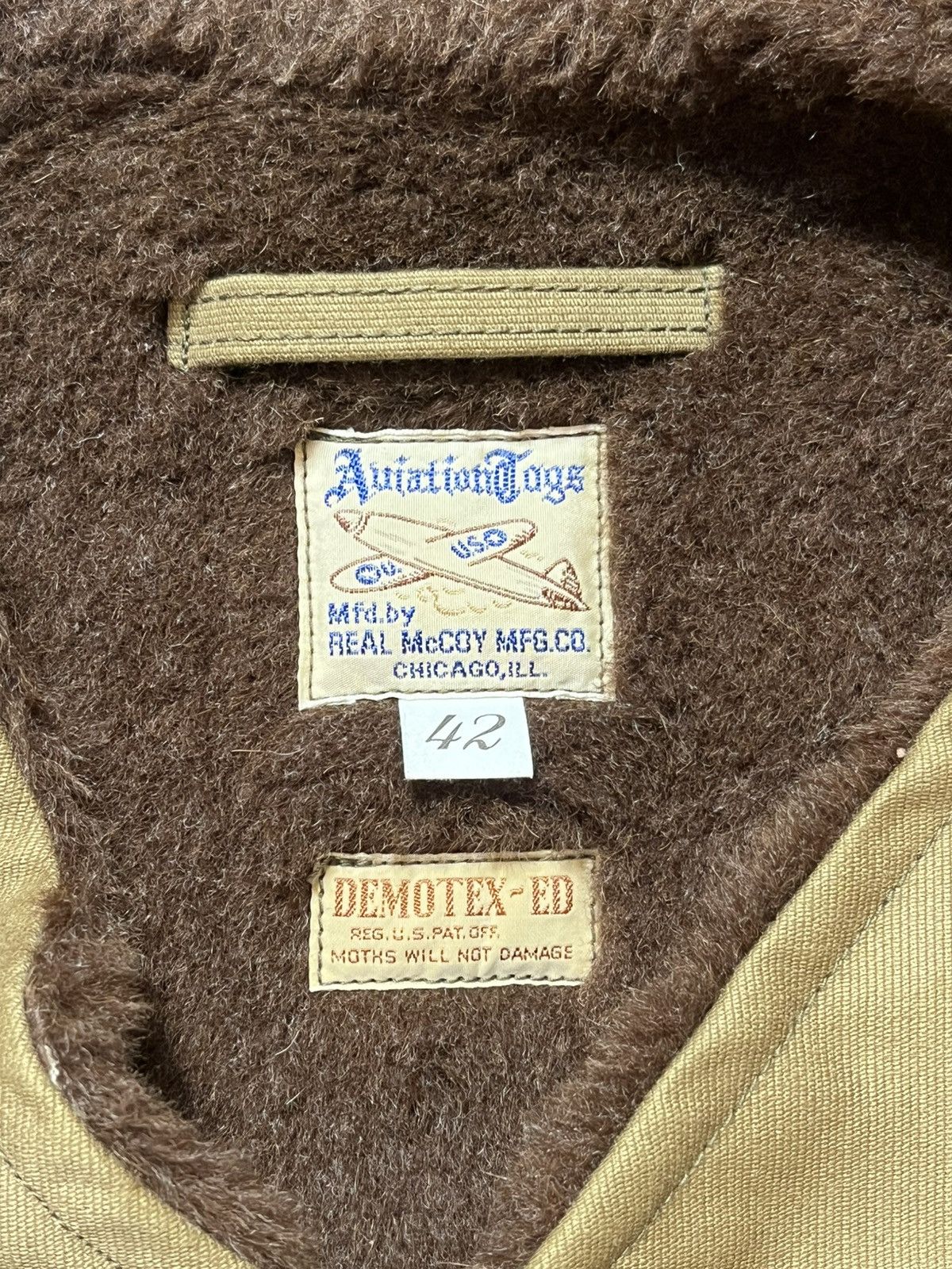 The Real Mccoy’s – Usn Alpaca Vest – Size 42, Men's — image 3 of 5