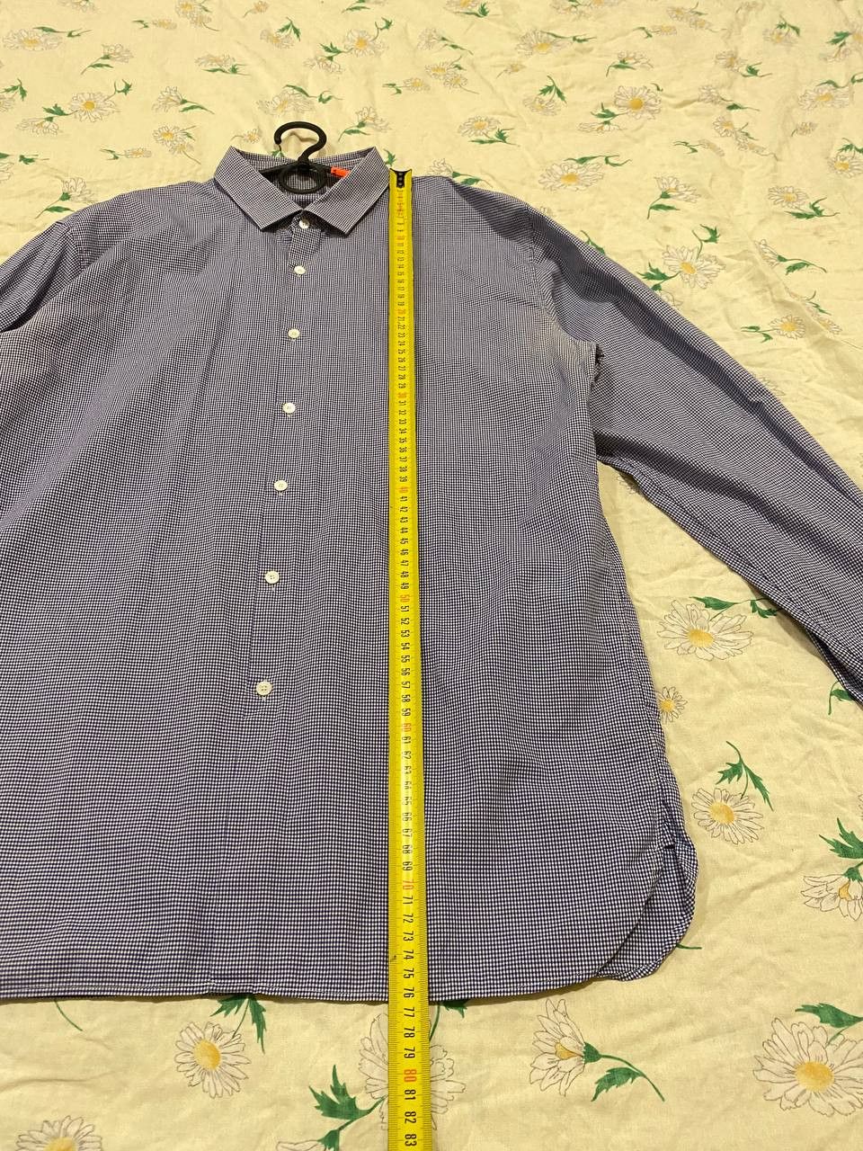 Burberry Burberry London Long Shirt Men's Medium Blue Check Plaid M Size US M / EU 48-50 / 2 - 7 Thumbnail