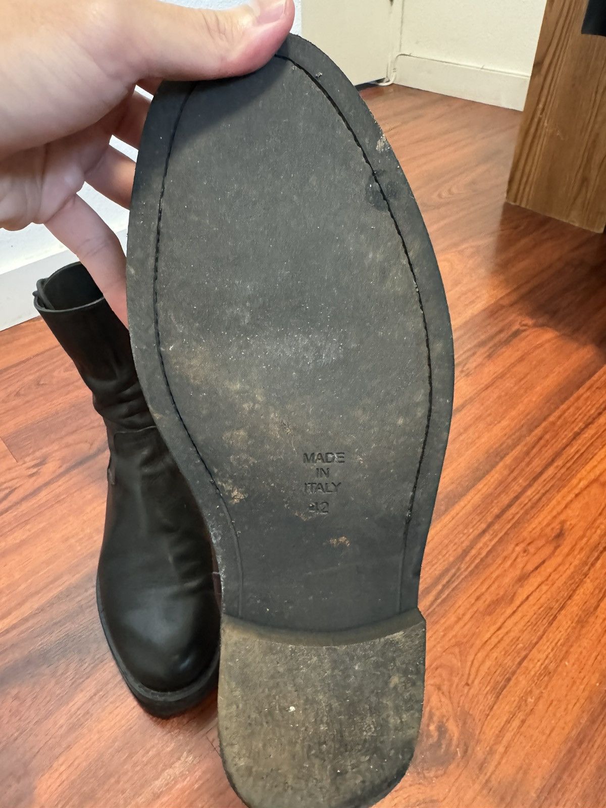 Ann Demeulemeester Ann Demeulemeester Back Lace Vitello Boots Size US 9.5 / EU 42-43 - 8 Thumbnail
