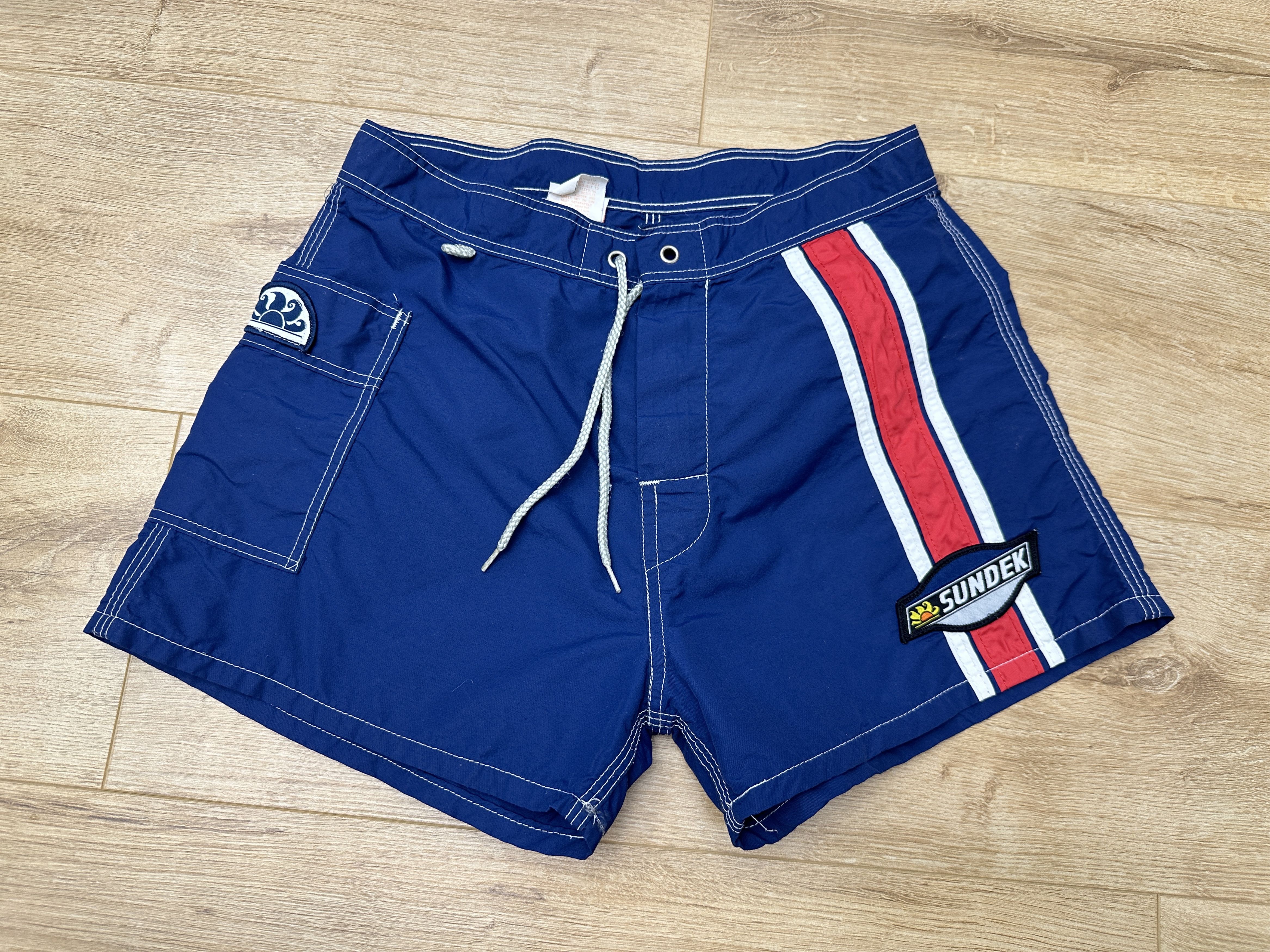 Sundek 1998 Sundek 27 Beach Board Shorts Trunks Bath Size 27 Xs Size US 27 - 1 Thumbnail
