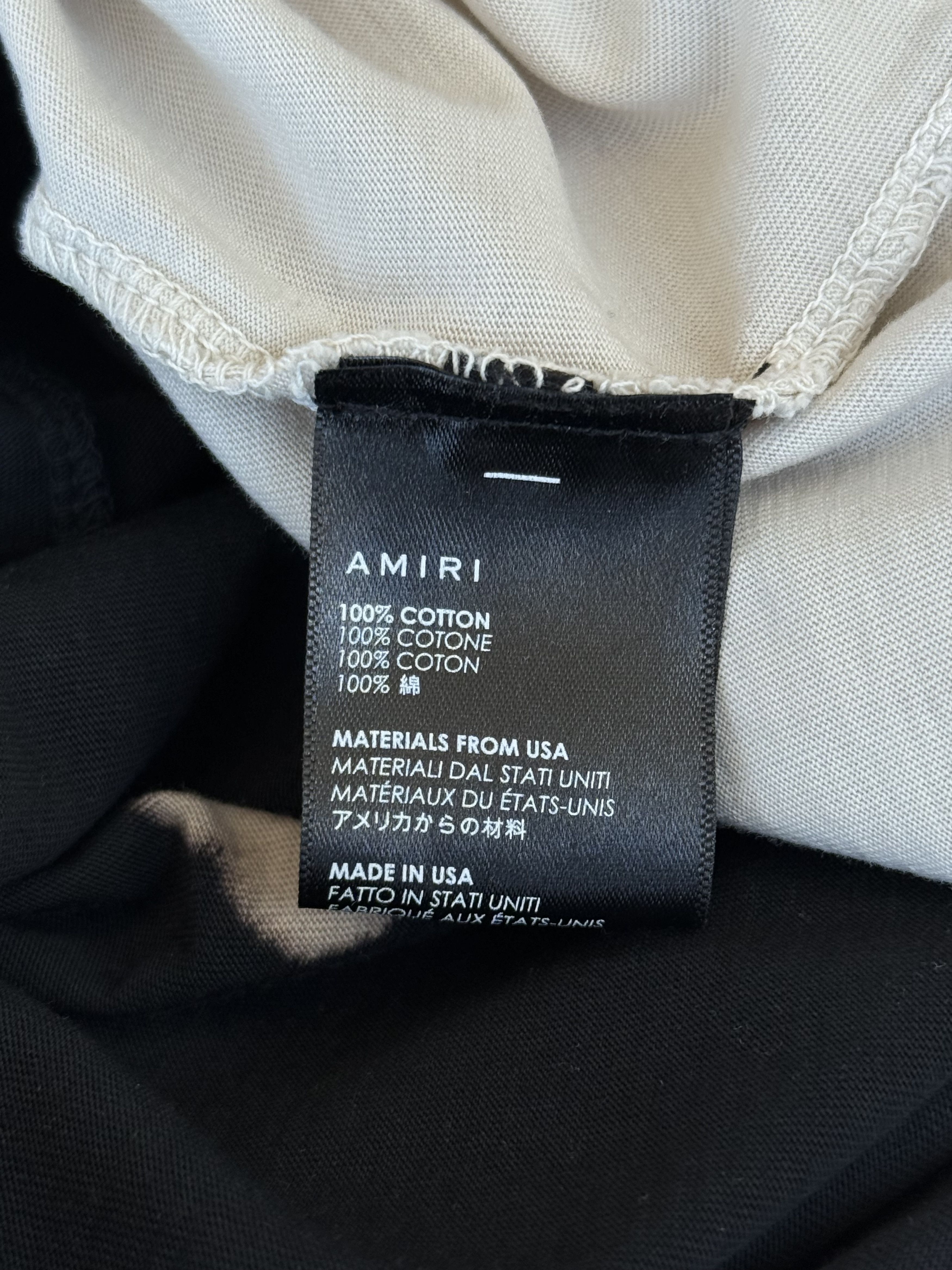 Amiri Amiri White & Black Tie Dye Dragon Logo T-Shirt Size US XXL / EU 58 / 5 - 4 Thumbnail