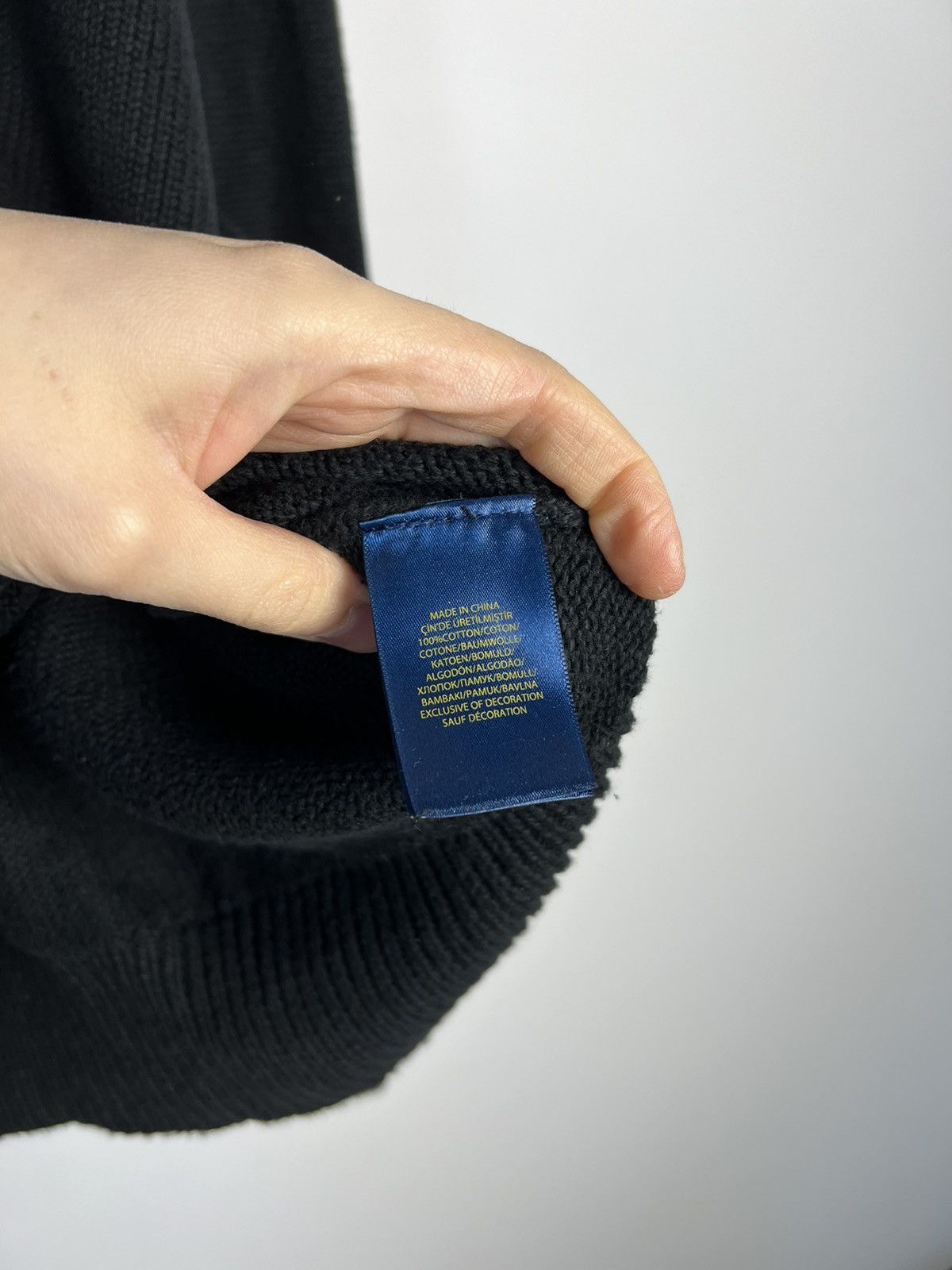 Polo Ralph Lauren × Ralph Lauren Sweater Polo Ralph Lauren 100% Cotton Black Size US M / EU 48-50 / 2 - 4 Thumbnail