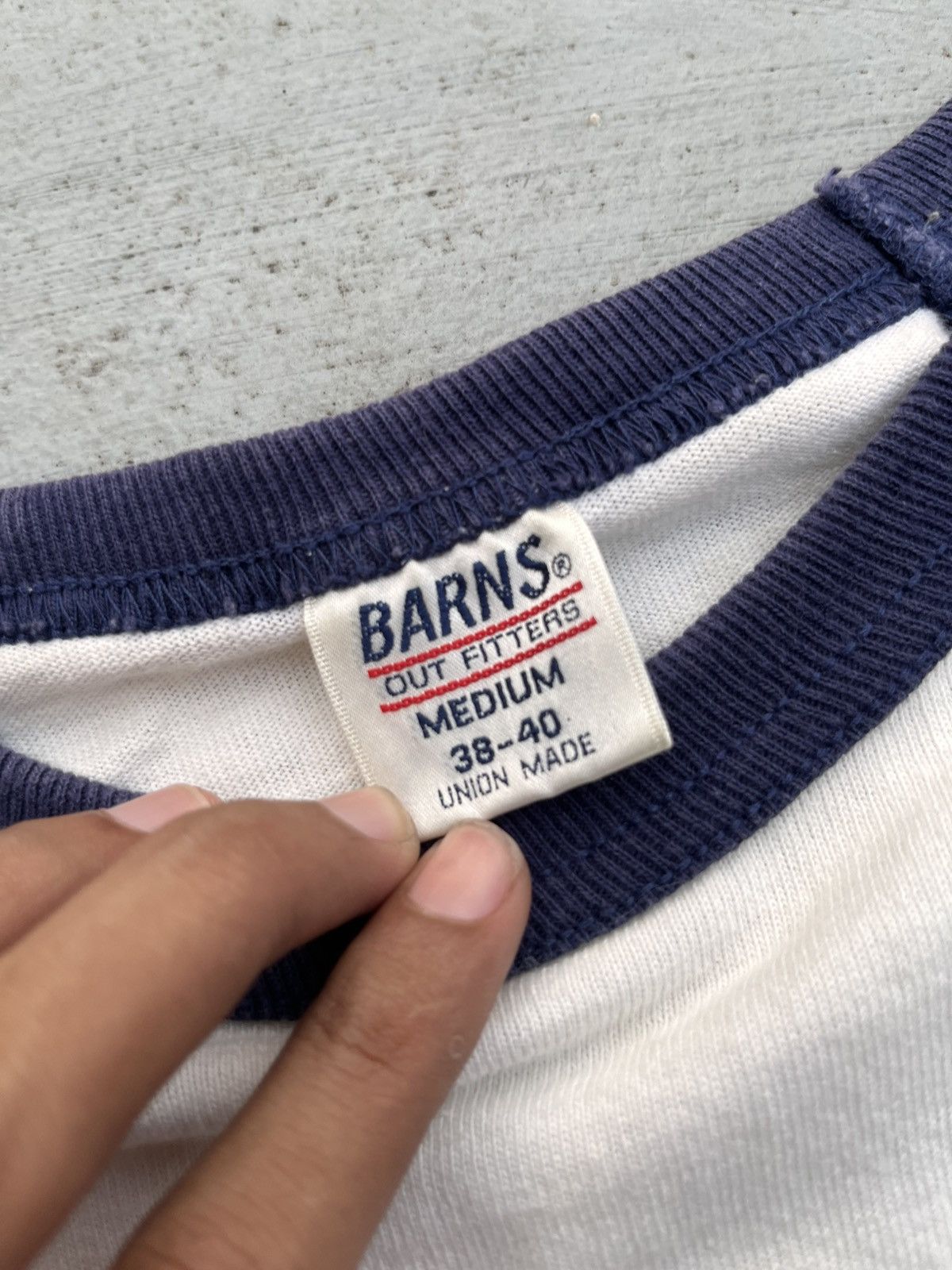 BARNS OUTFITTERS × Japanese Brand VINTAGE BARNS OUTFITTERS HESTIA MOTORCYCLE REGLAN TEE Size US M / EU 48-50 / 2 - 5 Thumbnail