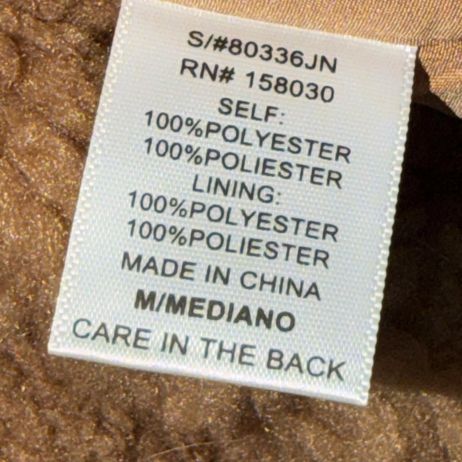 Other Love Tree Faux Fur Teddy Coat Medium NWT Size M / US 6-8 / IT 42-44 - 9 Thumbnail