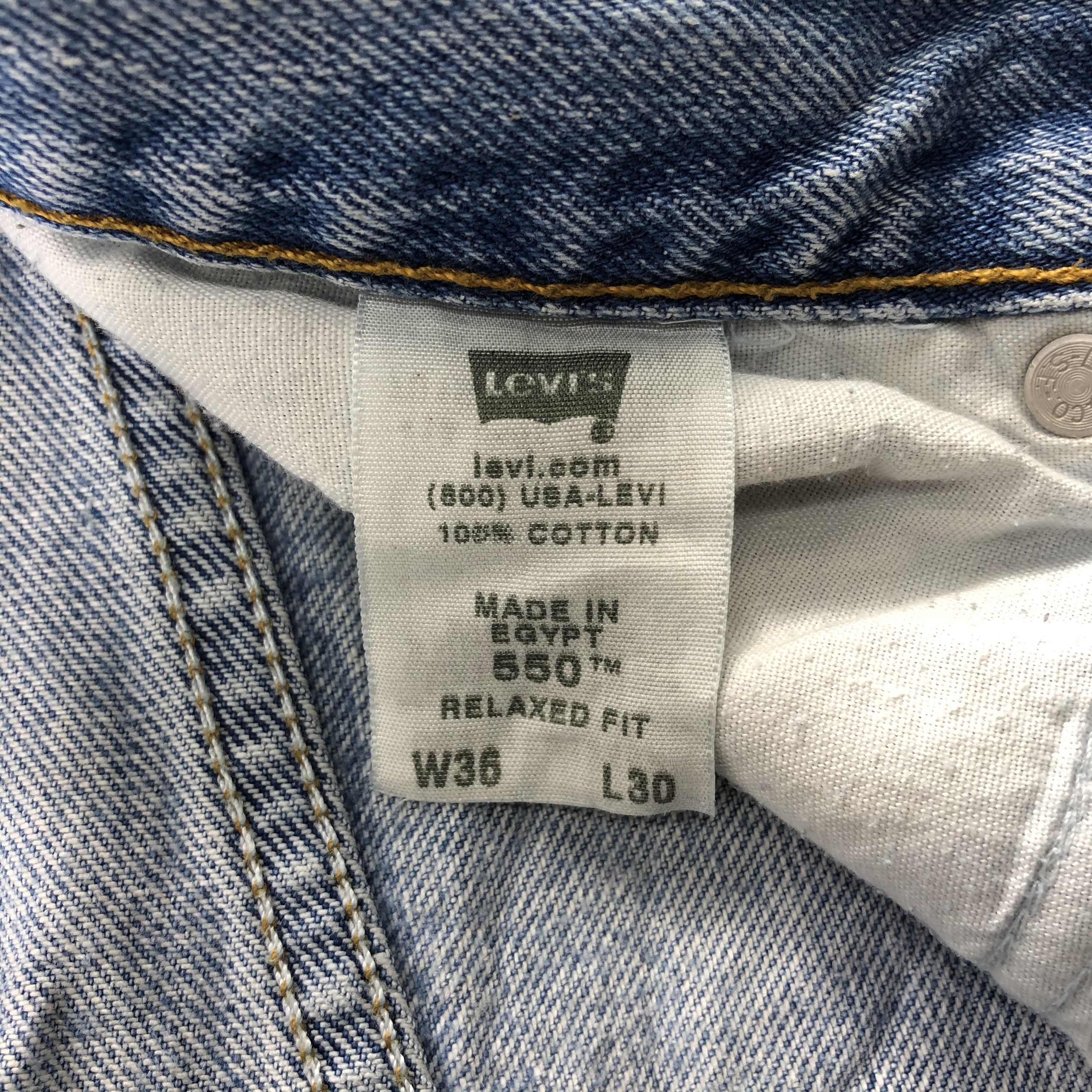 Levi's × Vintage Vintage Blue Wash Levis 550 Jeans-JM1959 Size US 37 - 10 Thumbnail