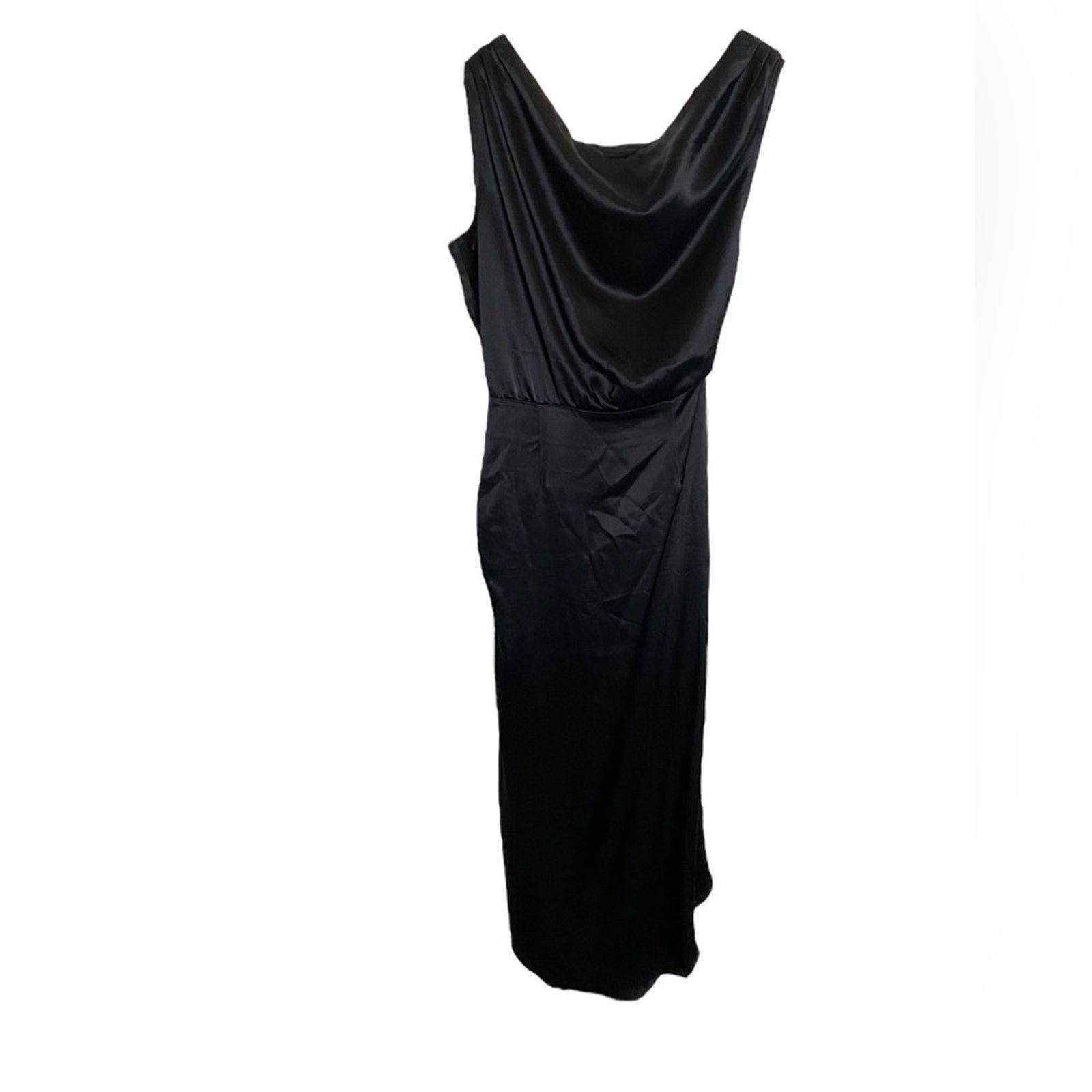 REVOLVE Nonchalant Label Dinah Draped Dress Black S Size S / US 4 / IT 40 - 4 Thumbnail