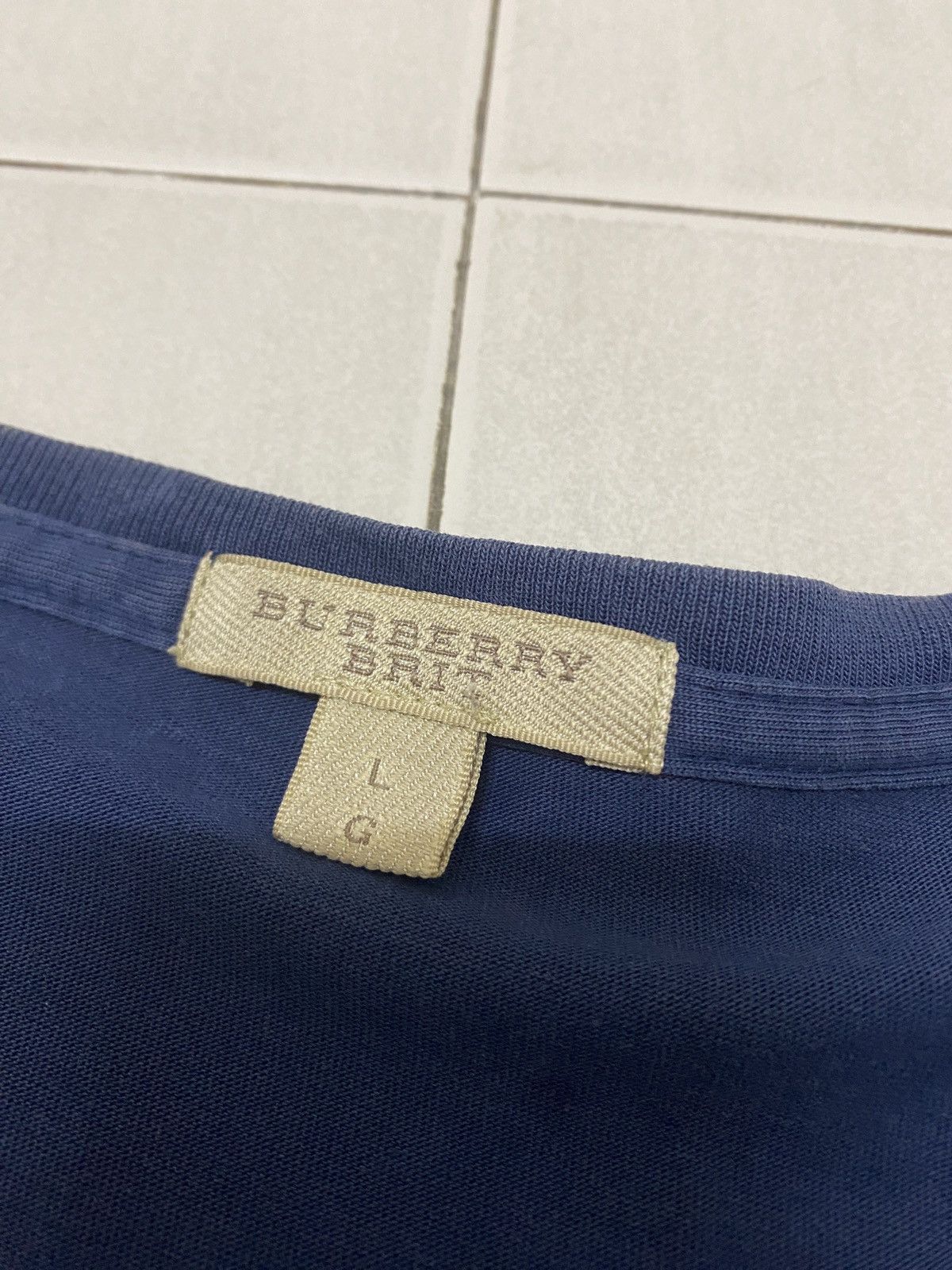 Burberry Combo 3 Vintage BURBERRY BRIT plain Tee Small logo Size US L / EU 52-54 / 3 - 5 Thumbnail