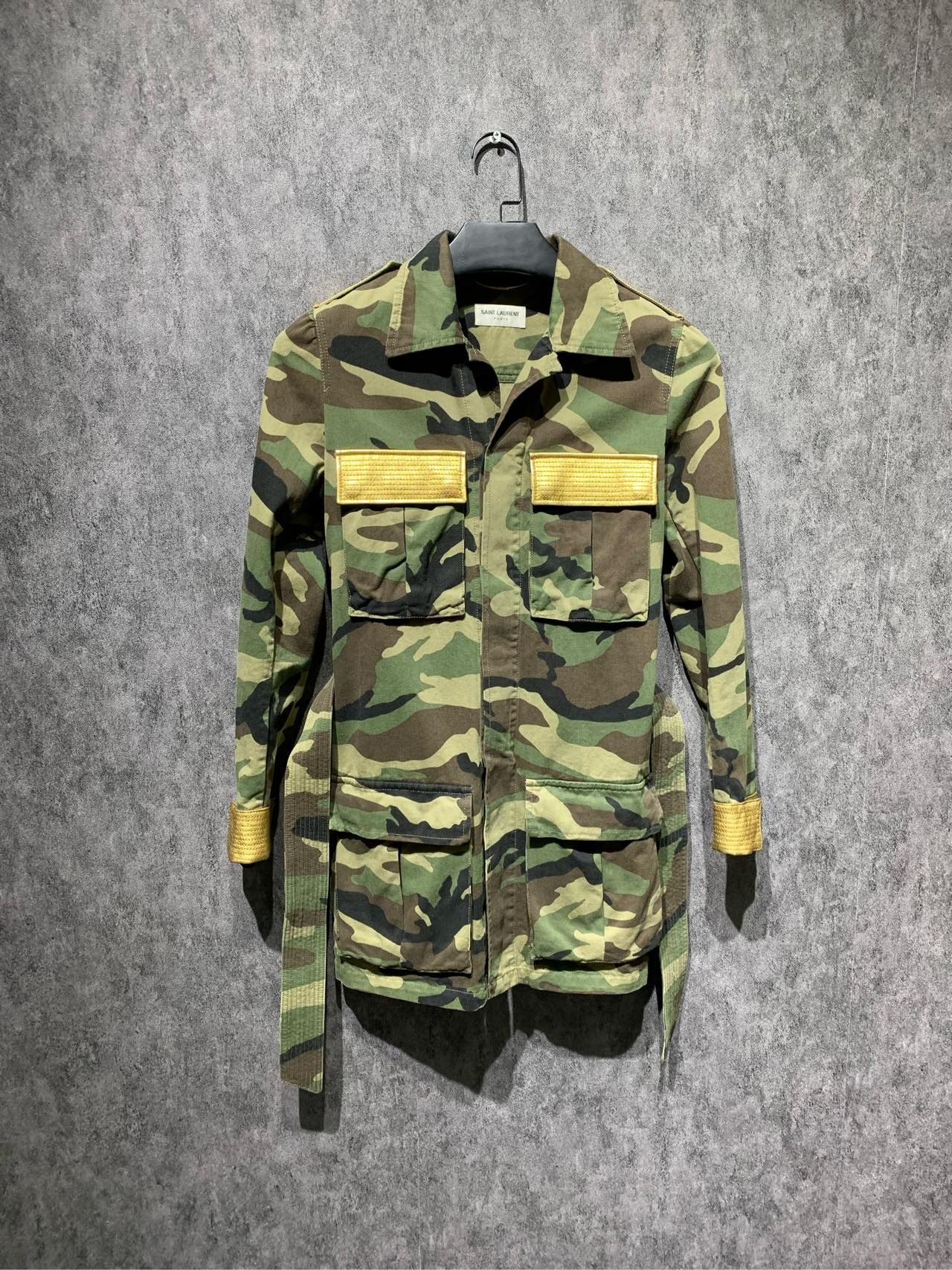 Saint Laurent Paris Saint laurent size 36 Camouflage overalls jacket 2501-Nexta Size XL / US 12-14 / IT 48-50 - 1 Thumbnail