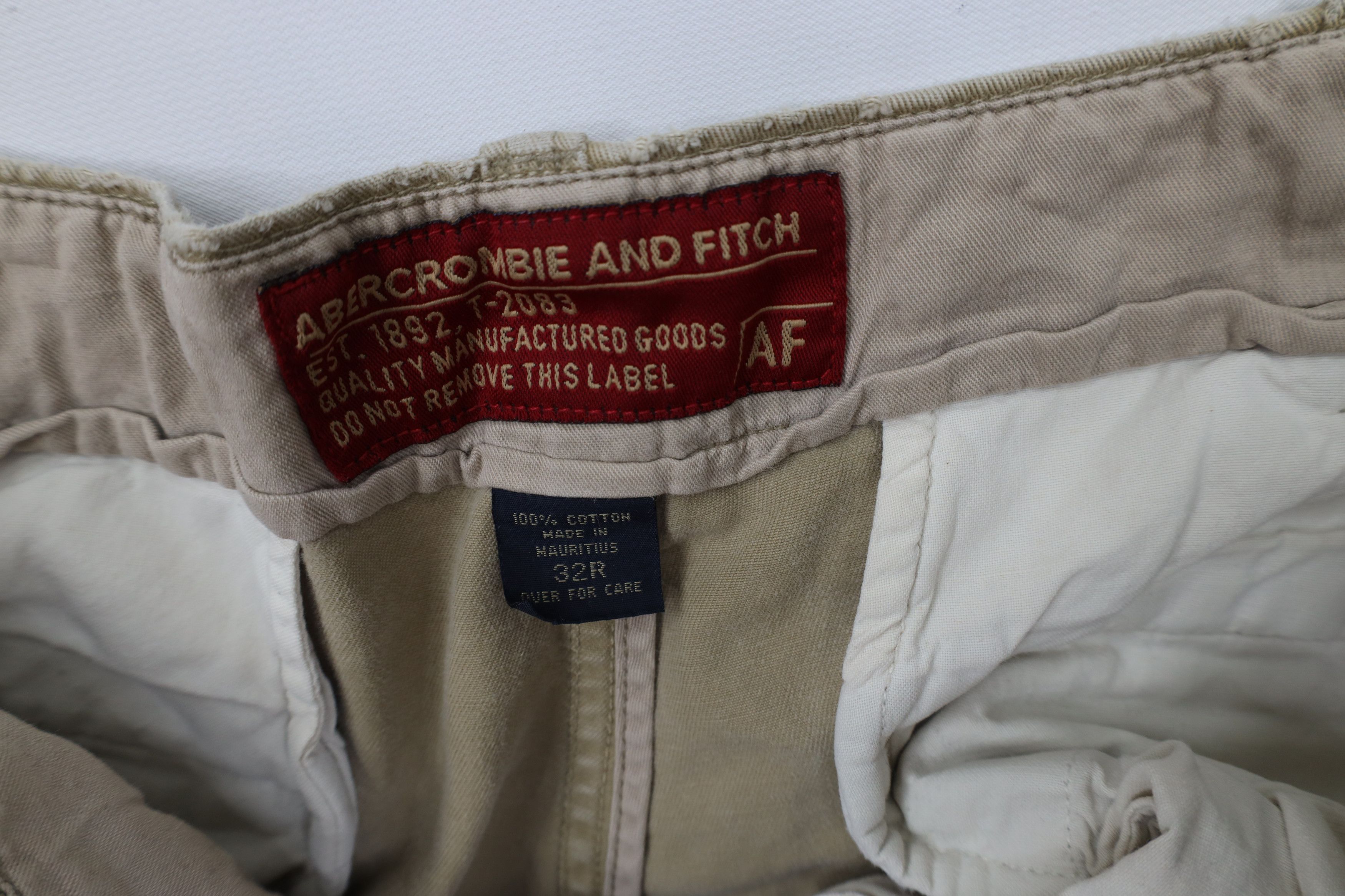 Abercrombie & Fitch Vintage 90s Y2K Abercrombie & Fitch Wide Leg Surplus Pants Size US 32 / EU 48 - 10 Thumbnail