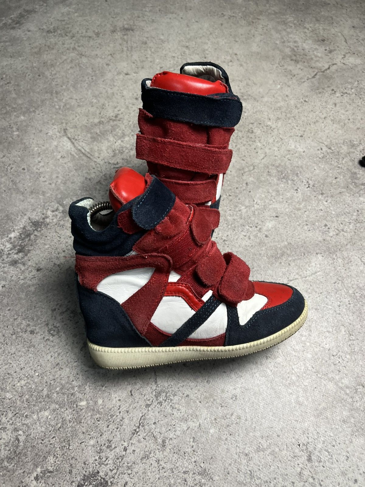 Other 📌Unbranded like Isabel Marant Style Bekett Wedge Sneakers Size US 5 / IT 35 - 4 Thumbnail