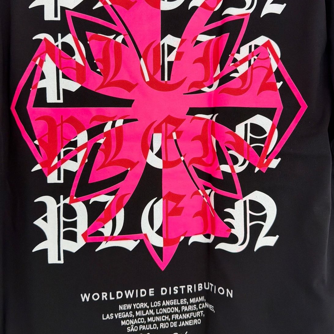 Philipp Plein Philipp Plein Worldwide Puffy Crest Round Neck T-shirt L Size US L / EU 52-54 / 3 - 8 Thumbnail