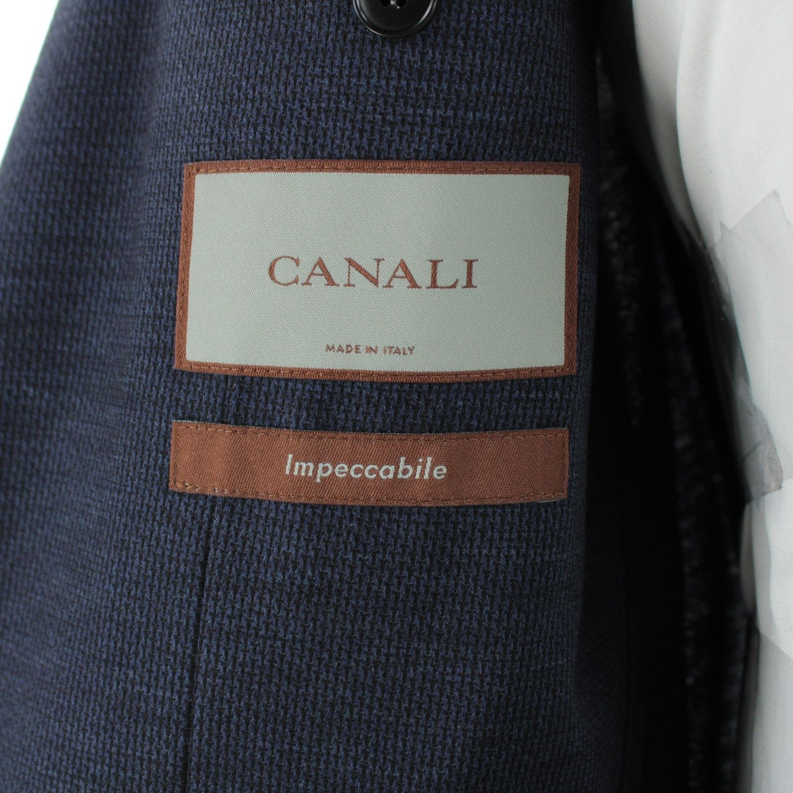 Canali Canali Sport Coat Size 44 Regular US in Blue Size 44R - 7 Thumbnail