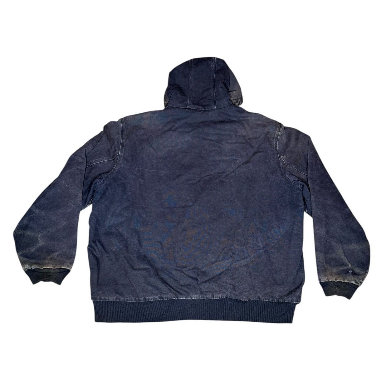 Carhartt × Vintage Vintage Carhartt J130 Hooded Jacket Faded Quilt Lined Size US XXL / EU 58 / 5 - 3 Thumbnail