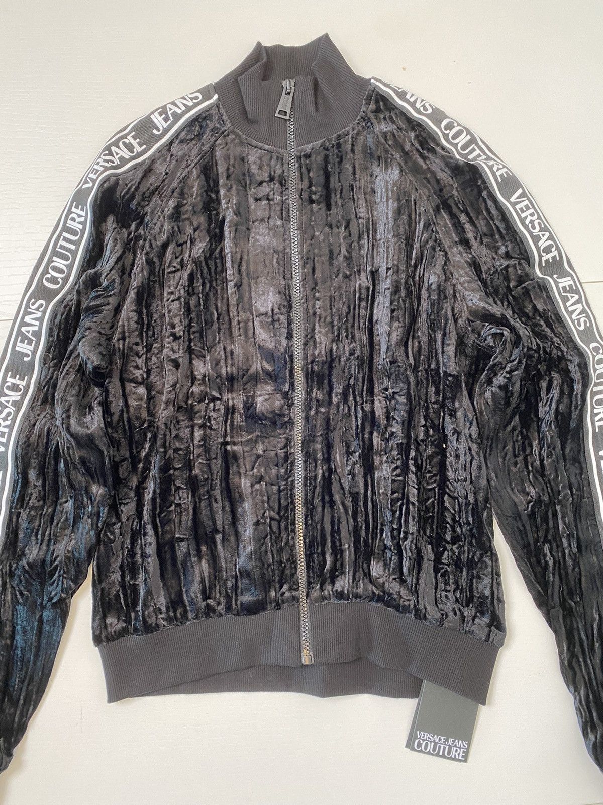 Versace Jeans Couture Versace Jeans Culture Velvet Froisse sweatshirt, size M, new Size M / US 6-8 / IT 42-44 - 2 Thumbnail