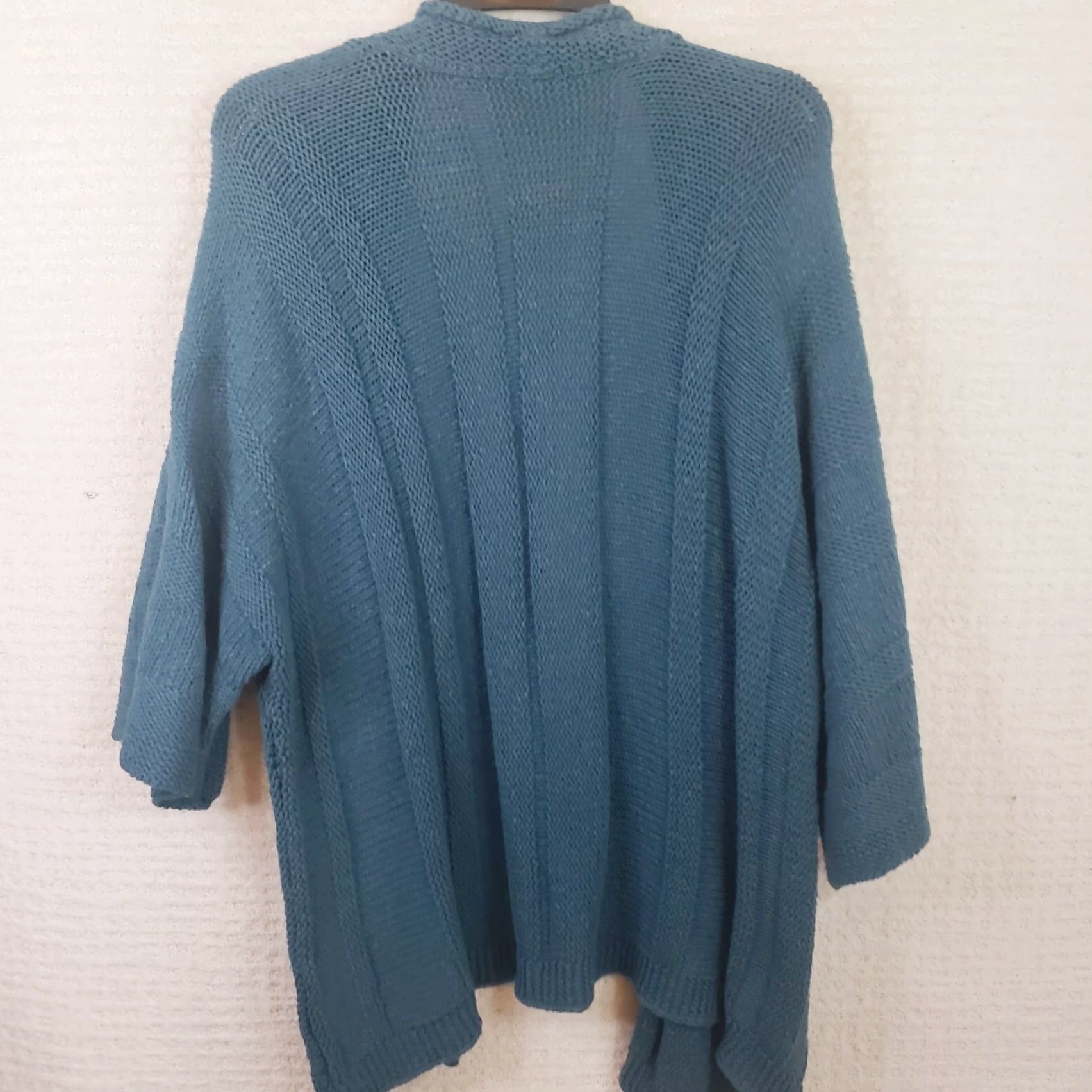 J. Jill J. Jill Cardigan Sweater Open Front No Buttons Women's XL Green Knit Open Front Cardigan Processing? Size XL / US 12-14 / IT 48-50 - 6 Thumbnail