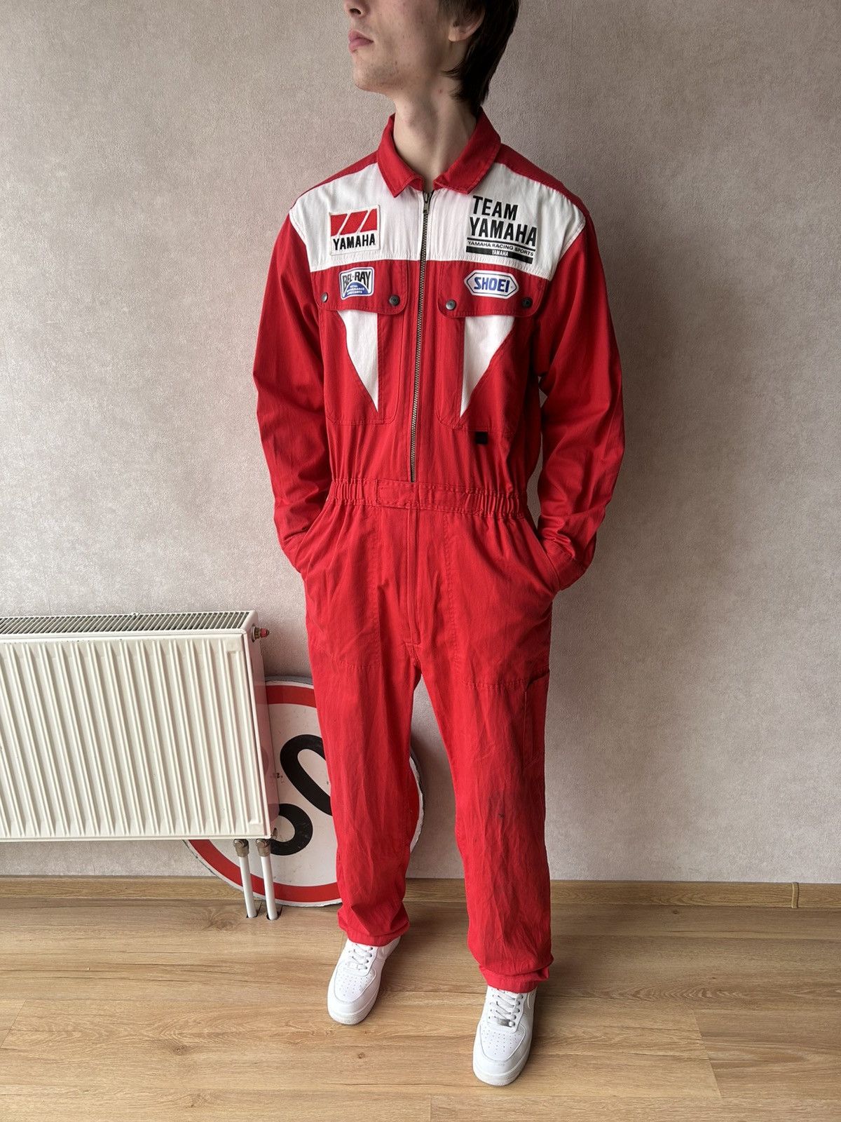 Yamaha Vintage Yamaha Racing Team Coverall Japan Made Size US 34 / EU 50 - 3 Thumbnail