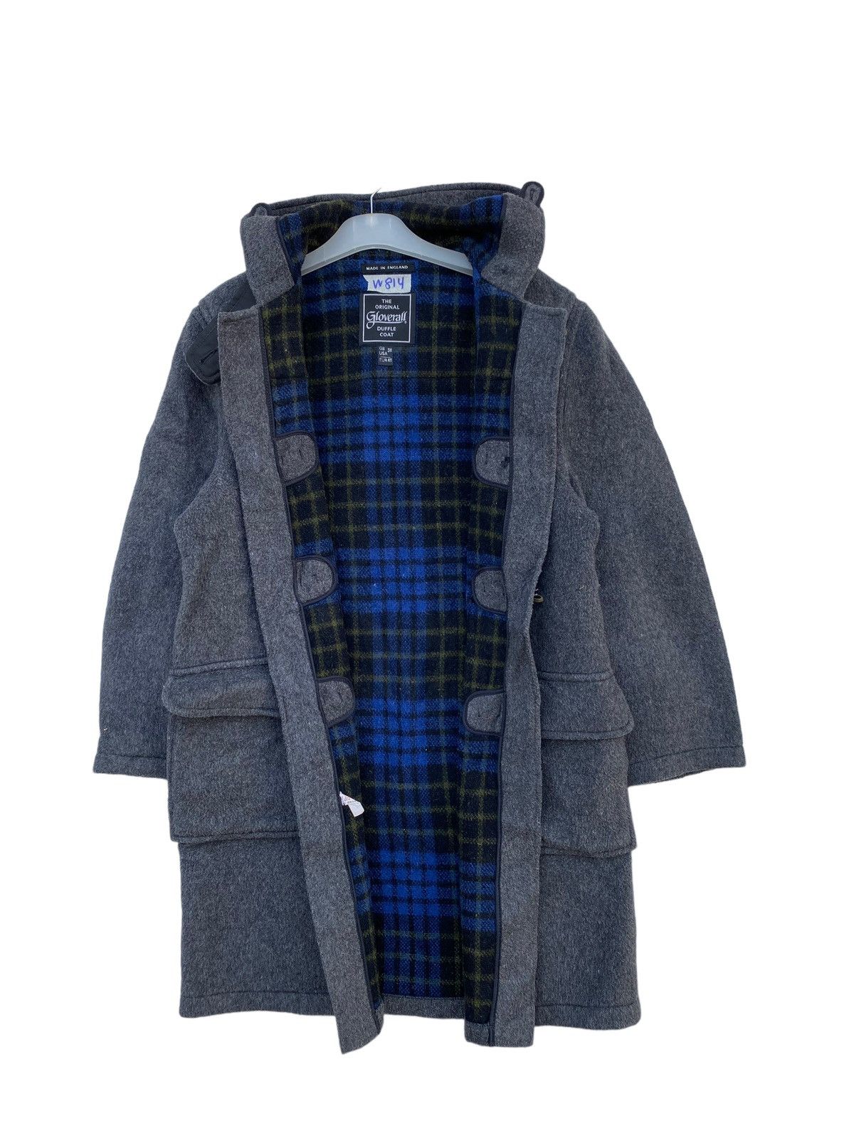 image of Gloverall Duffle Coat in Grey, Men's (Size Medium)