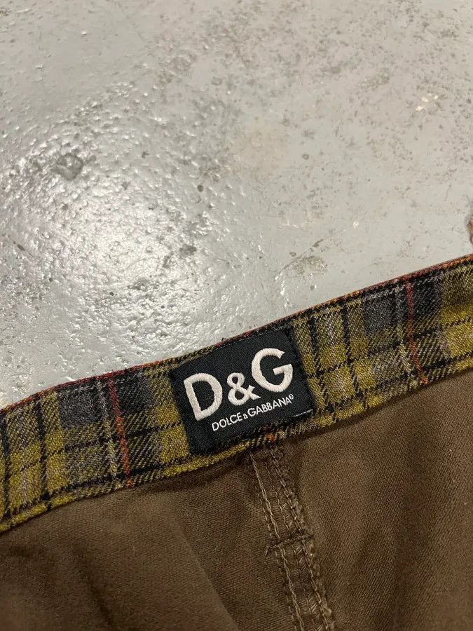 Dolce & Gabbana AW2004 Dolce & Gabbana Double Pocket Military Brown Pants Size US 30 / EU 46 - 10 Thumbnail