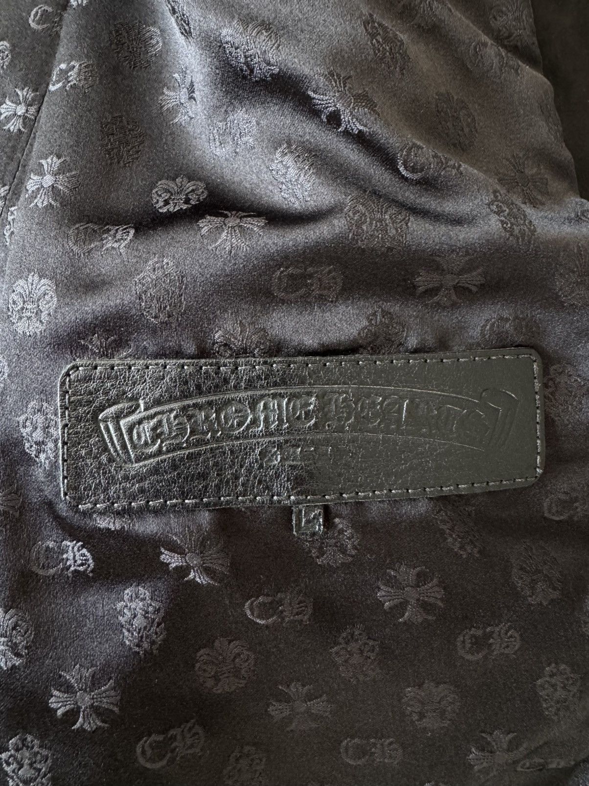 Chrome Hearts CHROME HEARTS Black 1 of 1 Mult patch Leather Coat Size US L / EU 52-54 / 3 - 7 Thumbnail