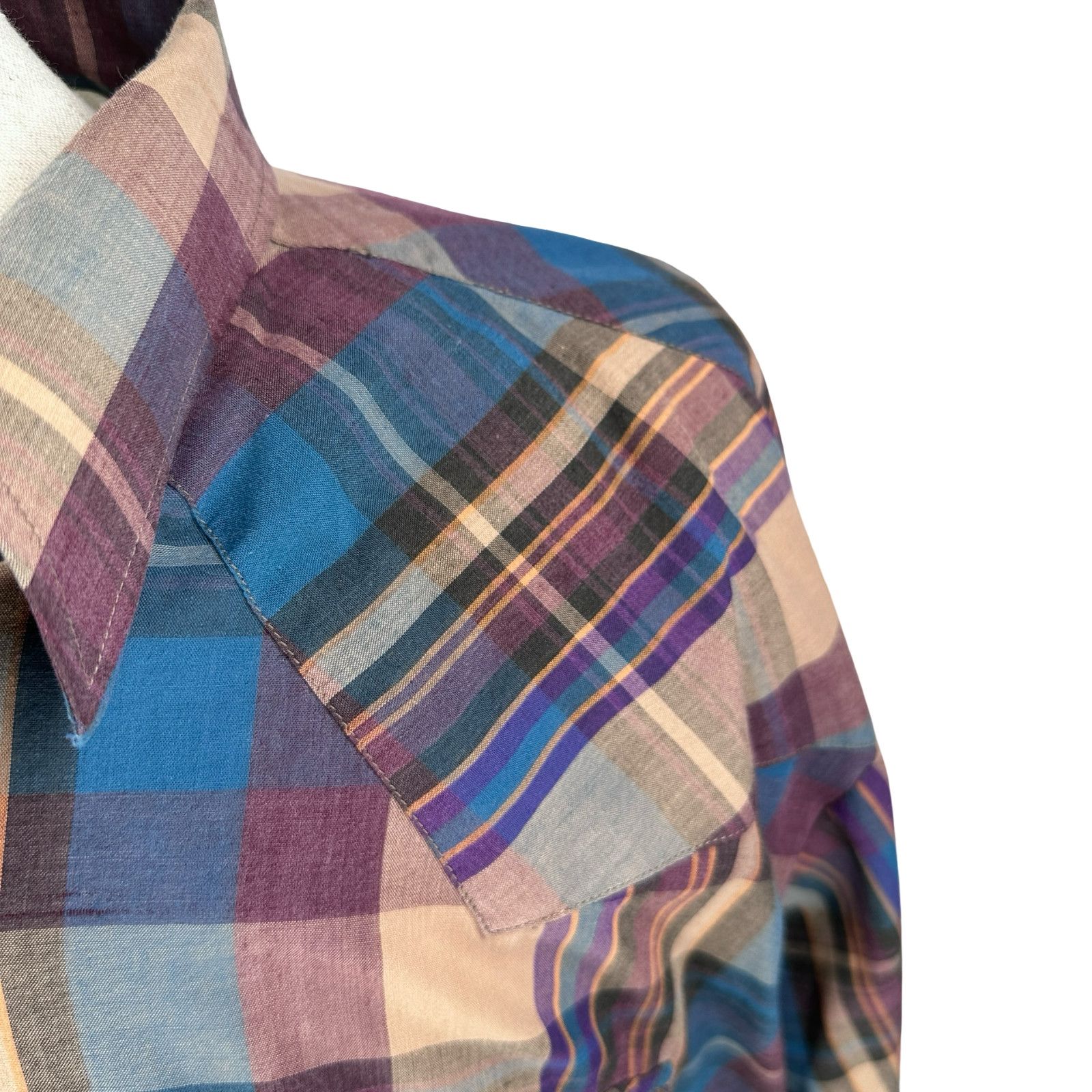 Other Ely Cattleman Western Shirt Men’s XXL Brown Blue Button-Up Size US XXL / EU 58 / 5 - 3 Thumbnail