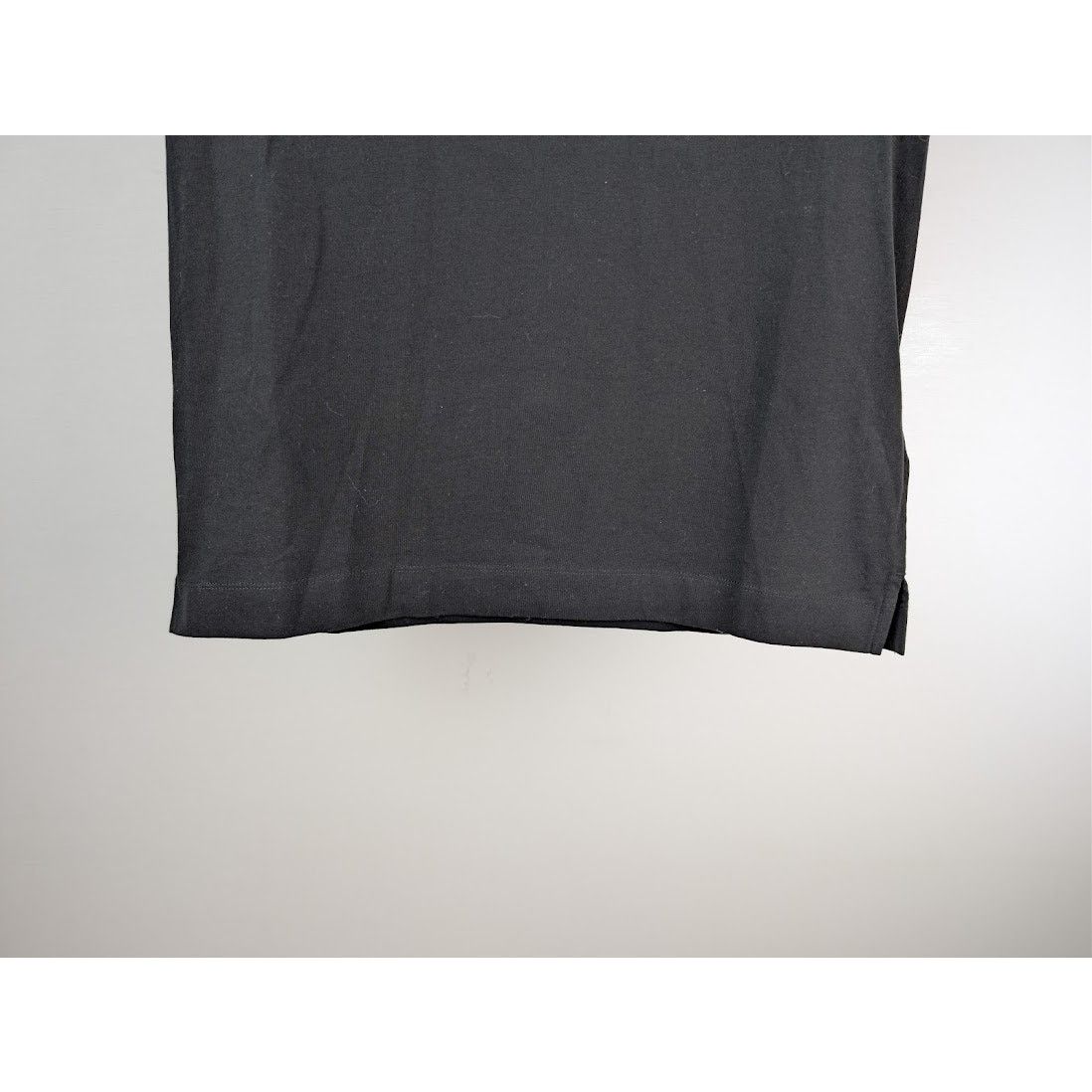 Dries Van Noten o1rshd1 Men's Solid Polo Shirt in Black Size US M / EU 48-50 / 2 - 4 Thumbnail