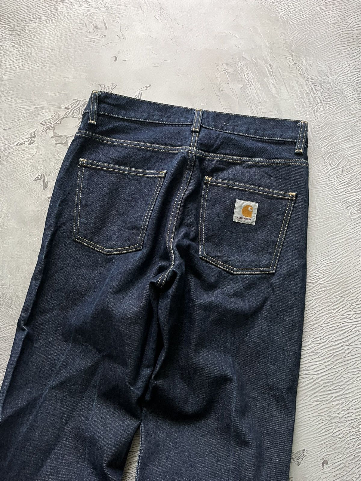 Carhartt Wip Carhartt Wip Logo Vintage Jeans Blue Streetwear Size US 29 - 3 Thumbnail