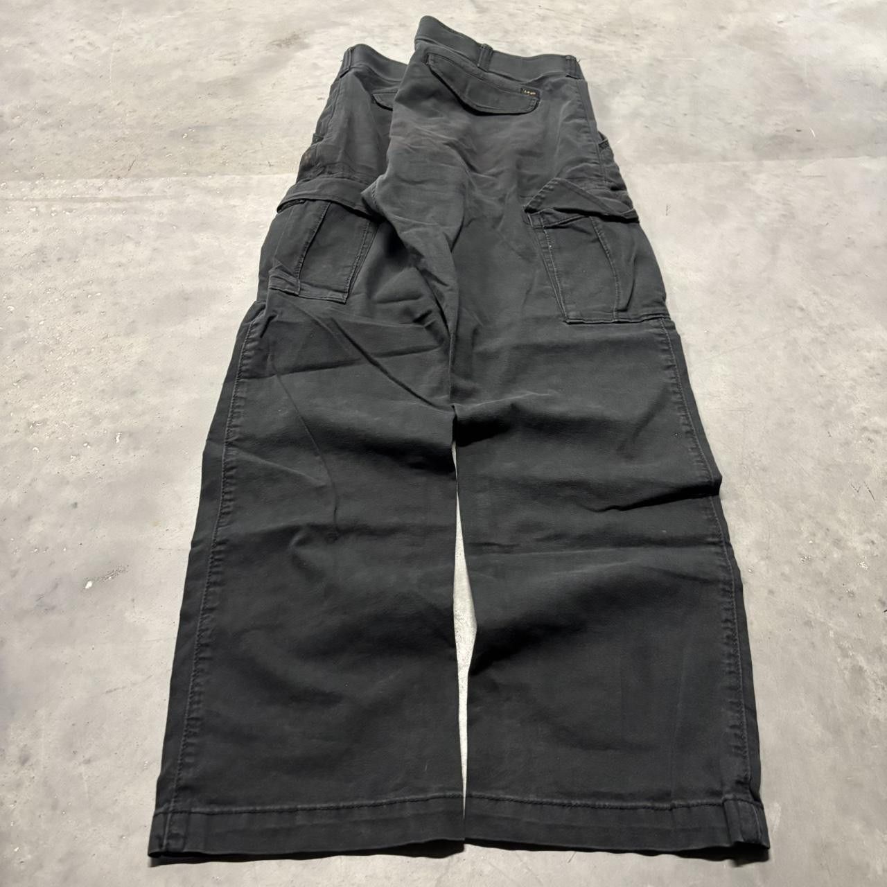 Japanese Brand × Vintage Vintage Y2K Grunge Black Skater Streetwear Cargo Pants! Size US 36 / EU 52 - 4 Thumbnail