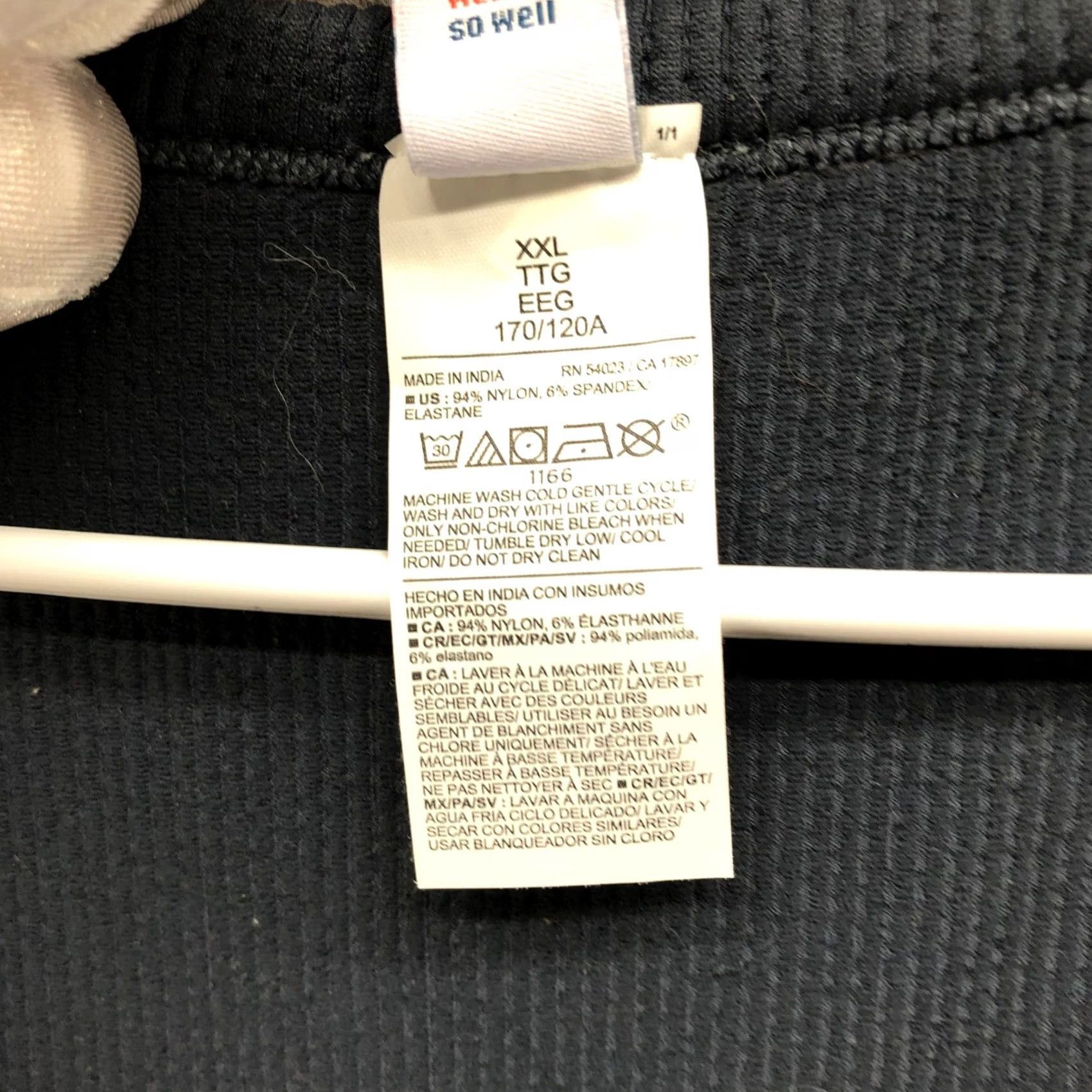 Old Navy Old Navy Womens XXL Navy Scoop Neck Ribbed Seamless Active Top Size XXL / US 16-18 / IT 52-54 - 6 Thumbnail