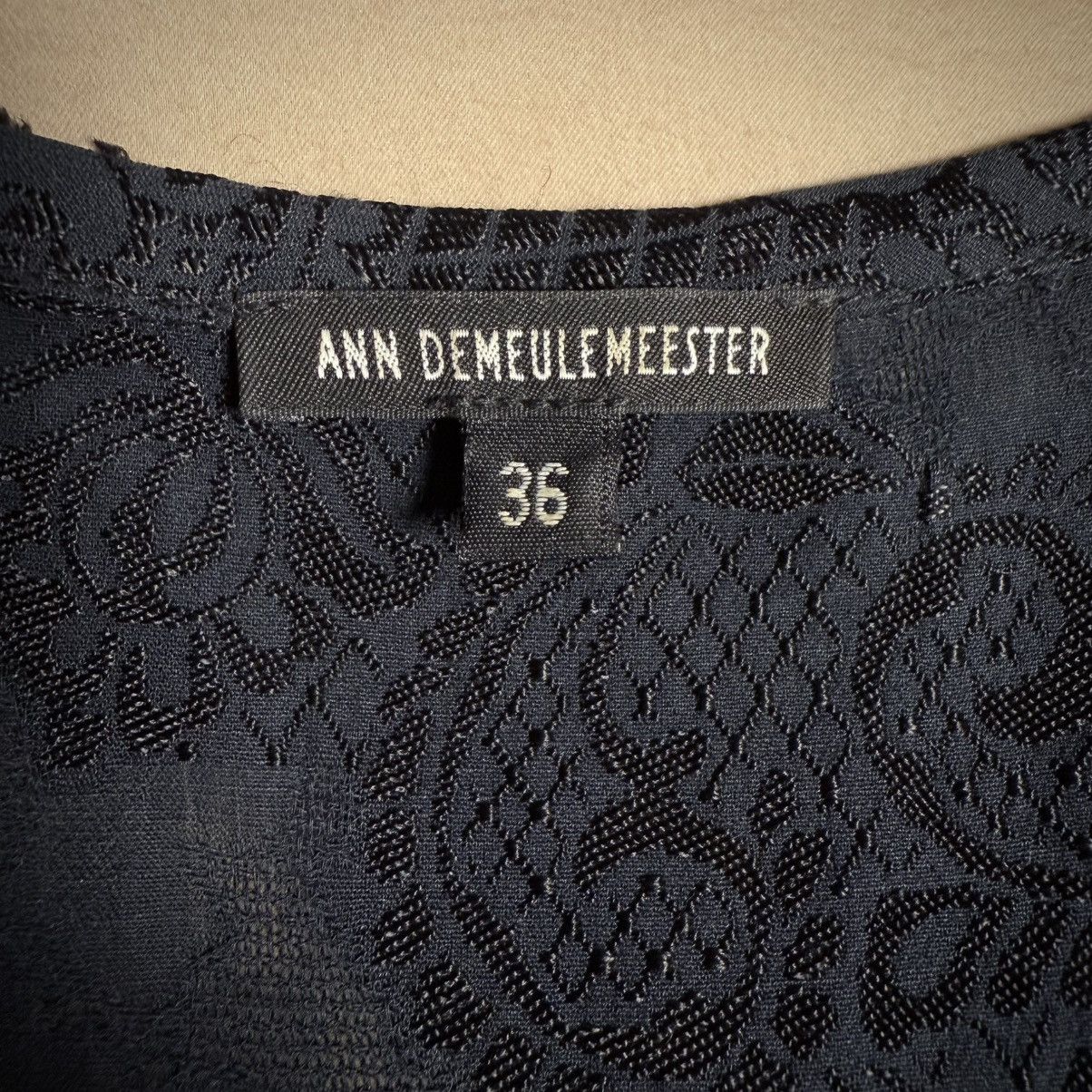 Ann Demeulemeester Silk top with lace 36-40 Size XS / US 0-2 / IT 36-38 - 5 Thumbnail