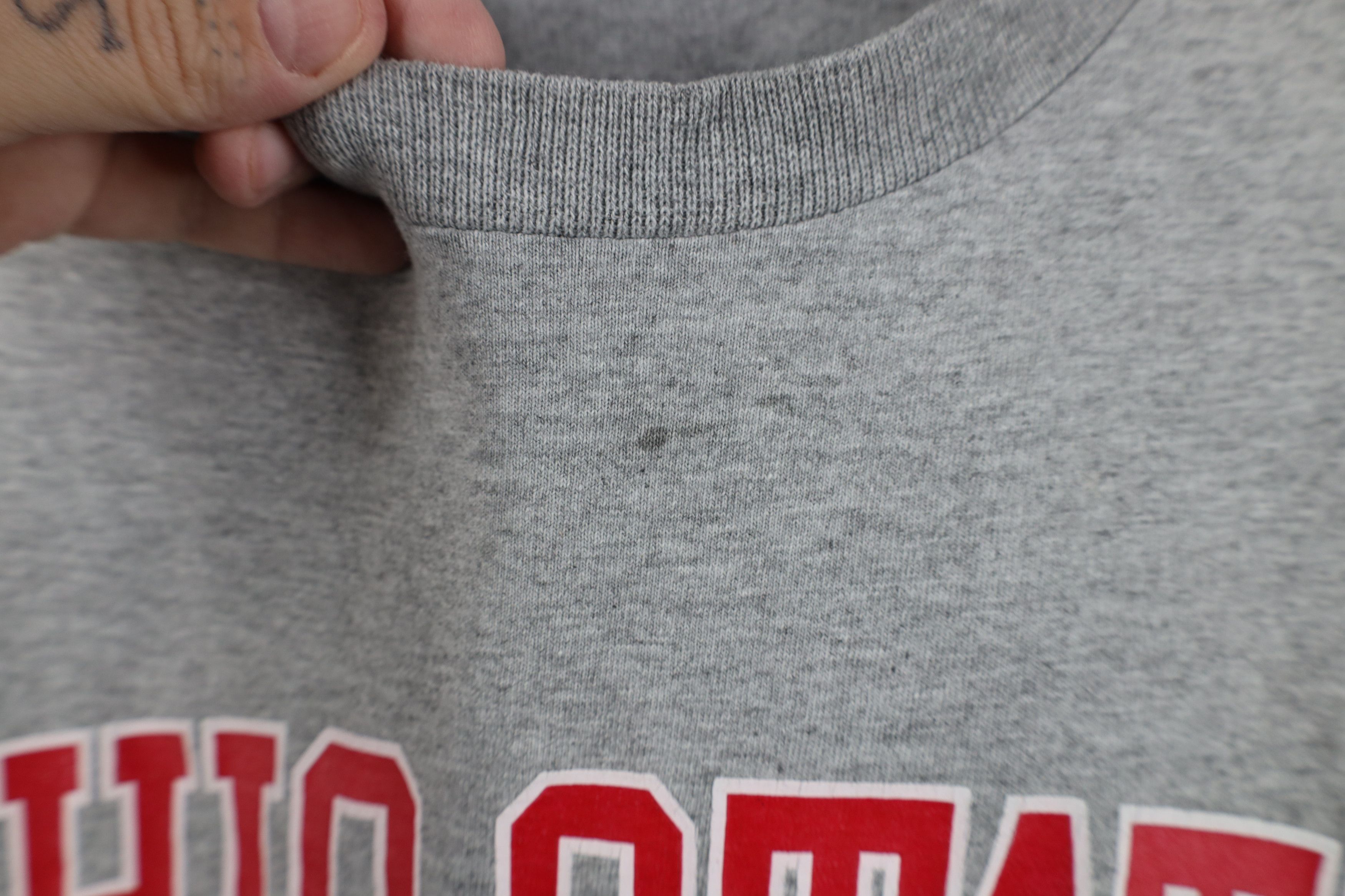 Nike Vintage Nike Swoosh Ohio State University T-Shirt Gray Size US L / EU 52-54 / 3 - 6 Thumbnail